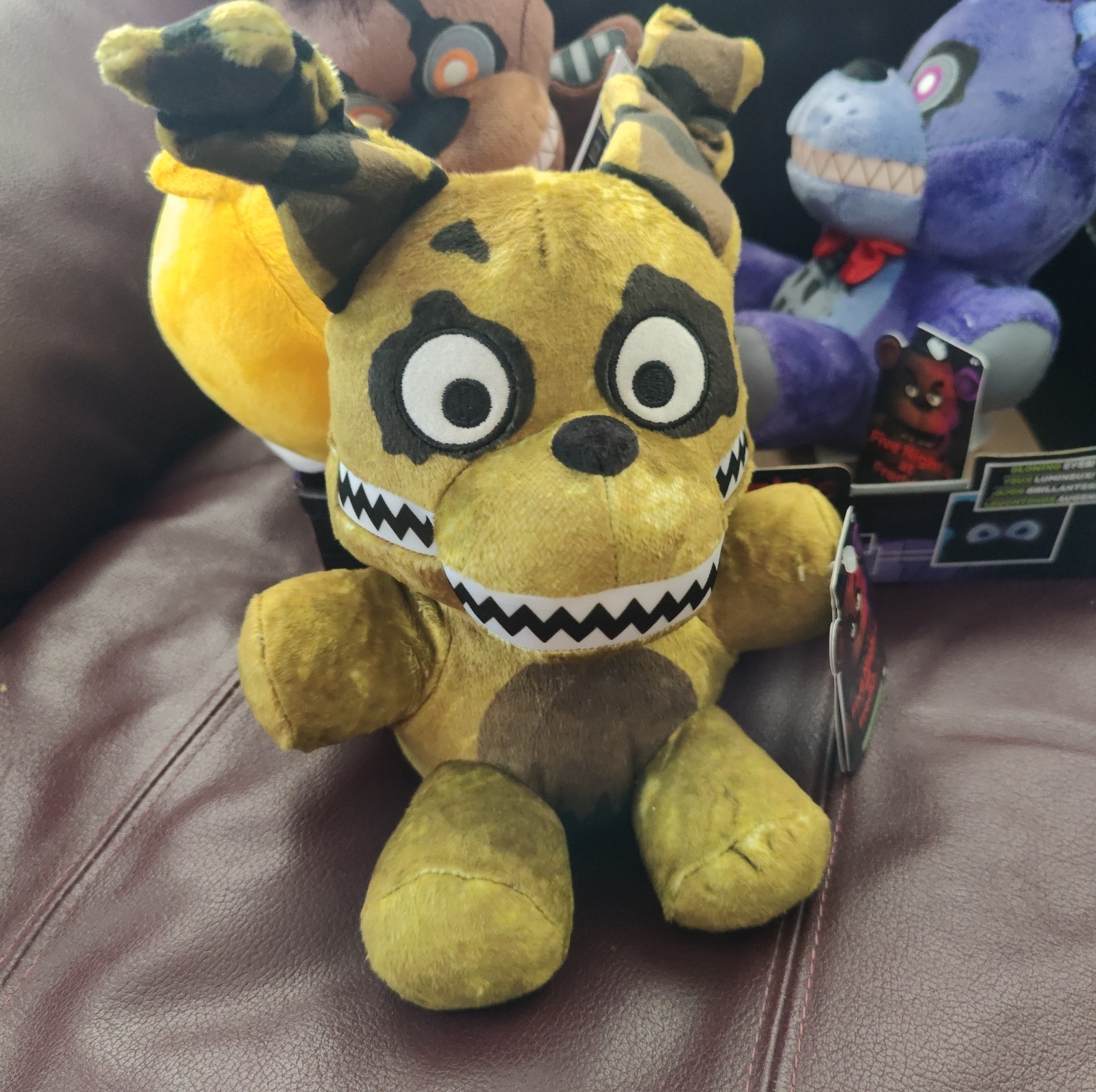 Complete Set Five Nights at Freddy’s 4 Jazwares Nightmare Plush Glow Eyes FNAF