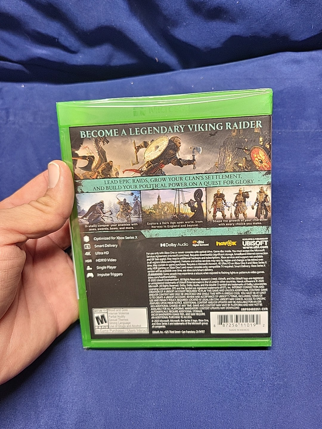 Assassin’s Creed Valhalla: XBOX ONE &XBOX Series X 2020 New Sealed