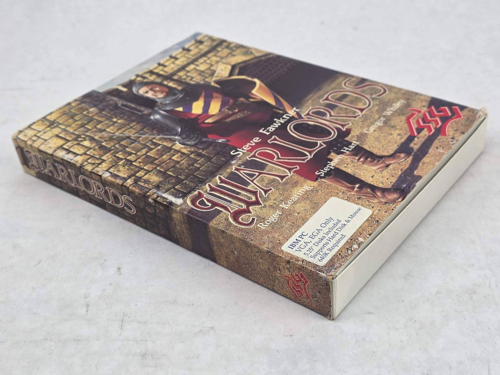 Steve Fawkner Warlords BIG BOX PC 5.25″ Floppy SSG 1990 Original