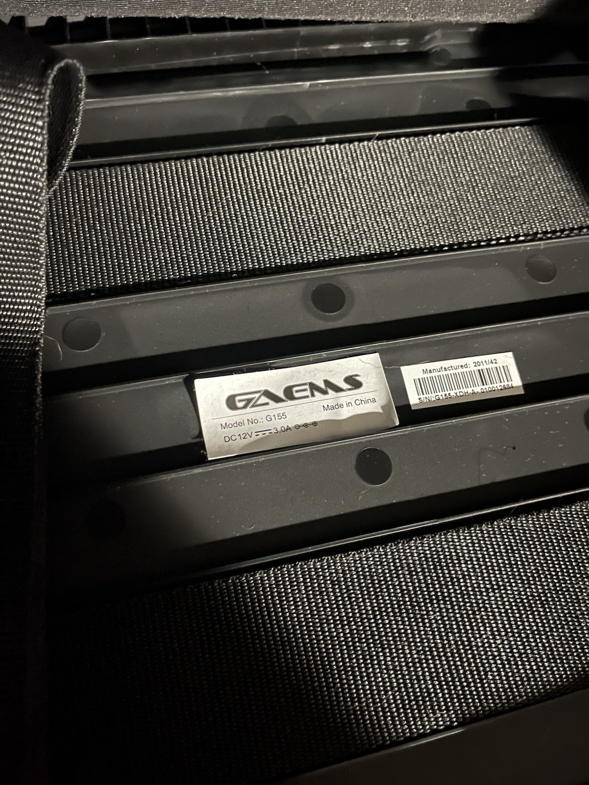 GAEMS G155 Sentry Portable Gaming Monitor Case PS3 Slim Xbox 360 HDMI 15.5”