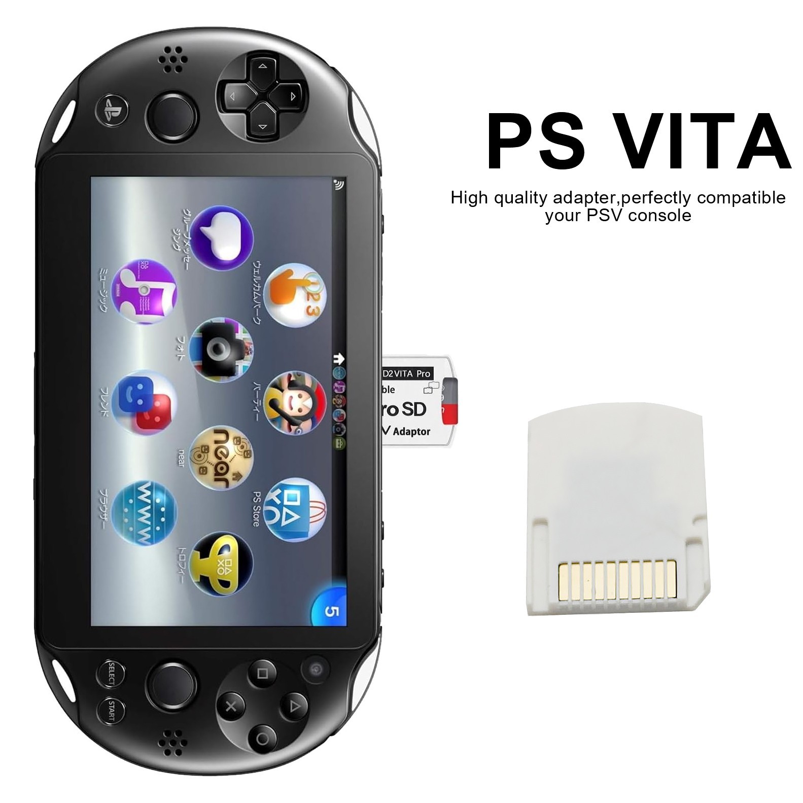 SD2VITA Pro PSVSD Micro SD Memory Card Adapter For SONY PS Vita PSV1000 PSV2000