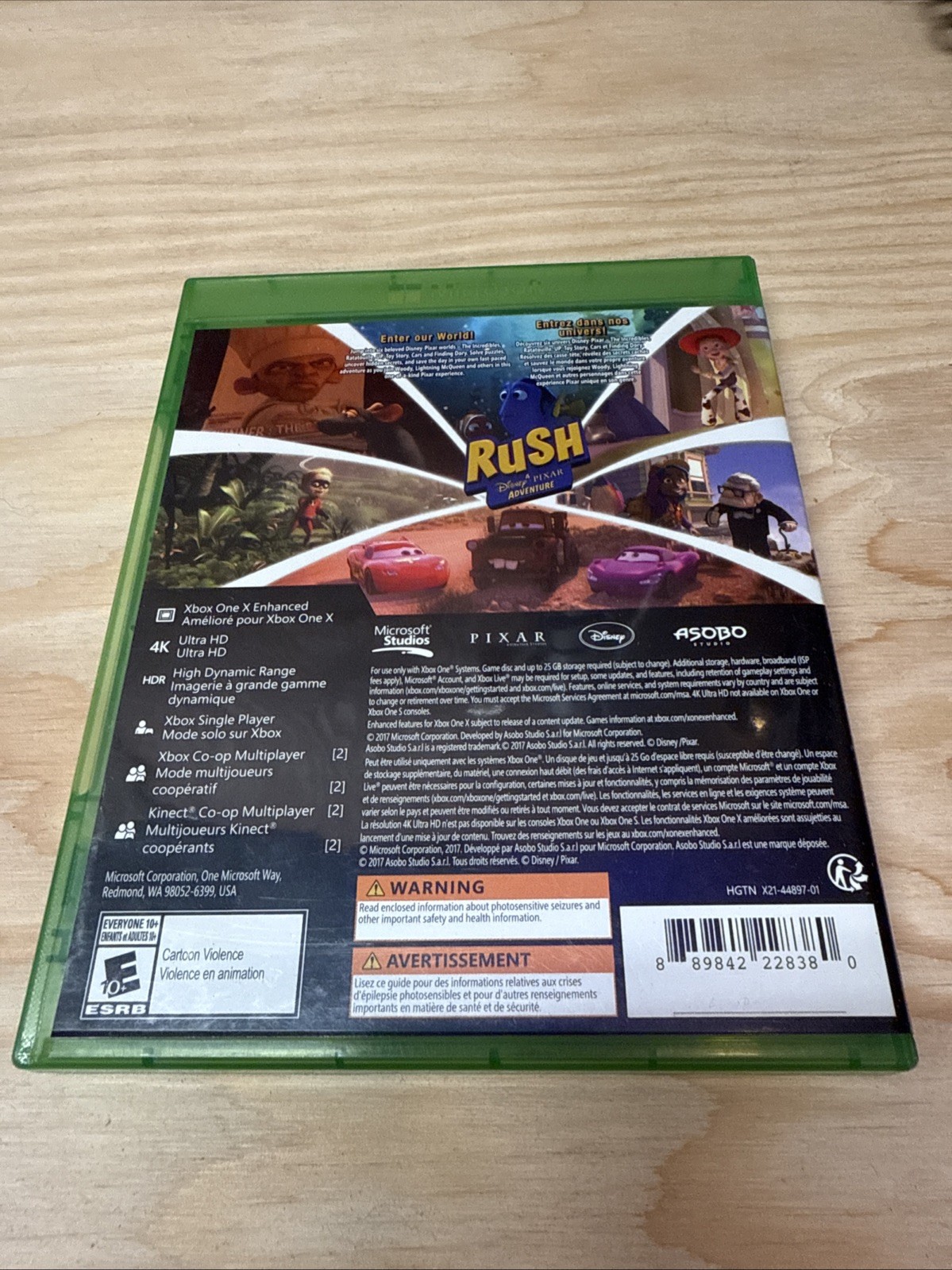 Rush A Disney Pixar Adventure Xbox One – Verified Working – Fast Shipping