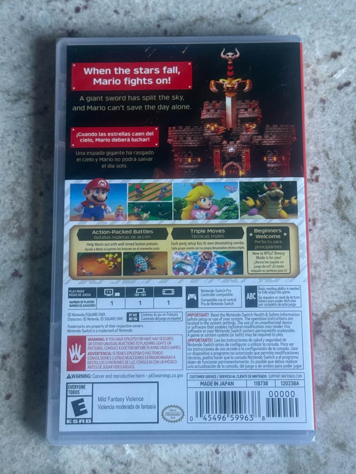 Super Mario Bros RPG – Nintendo Switch BRAND NEW & SEALED – FAST FREE SHIPPING!!