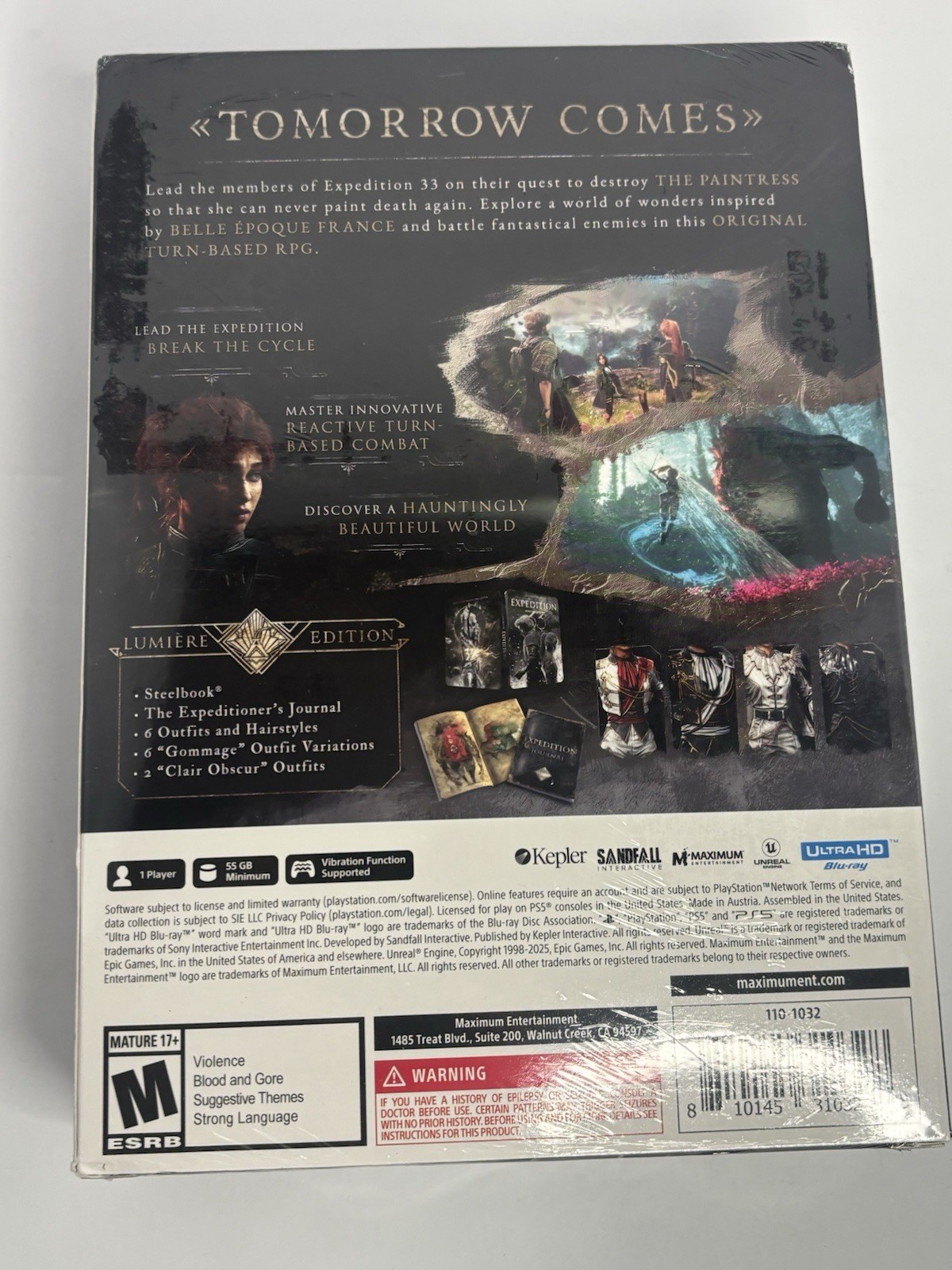 Clair Obscur: Expedition 33 Lumiere Edition PS5 Gamestop New Factory Sealed