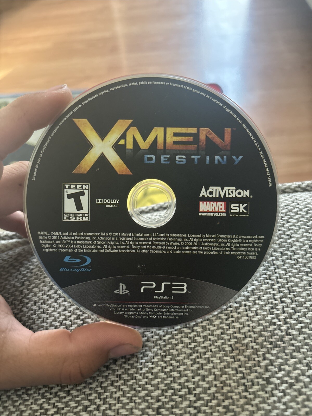 X-Men Destiny PlayStation 3 PS3 Disc Only ML328