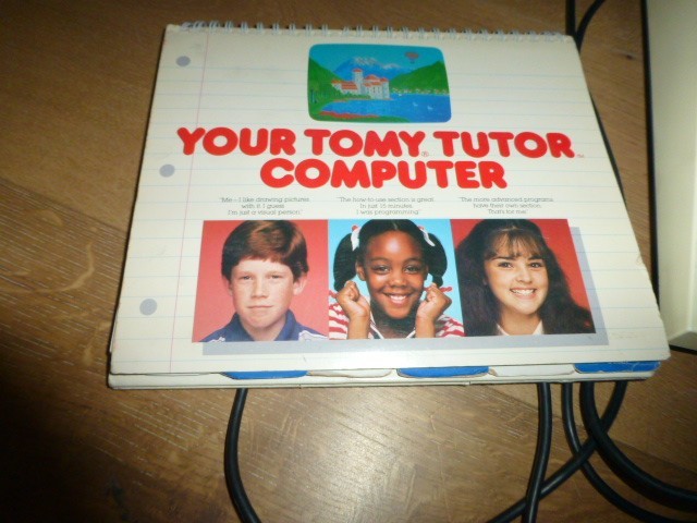 Tomy Tutor Computer System with 2 games + manual TESTED works great! RARE