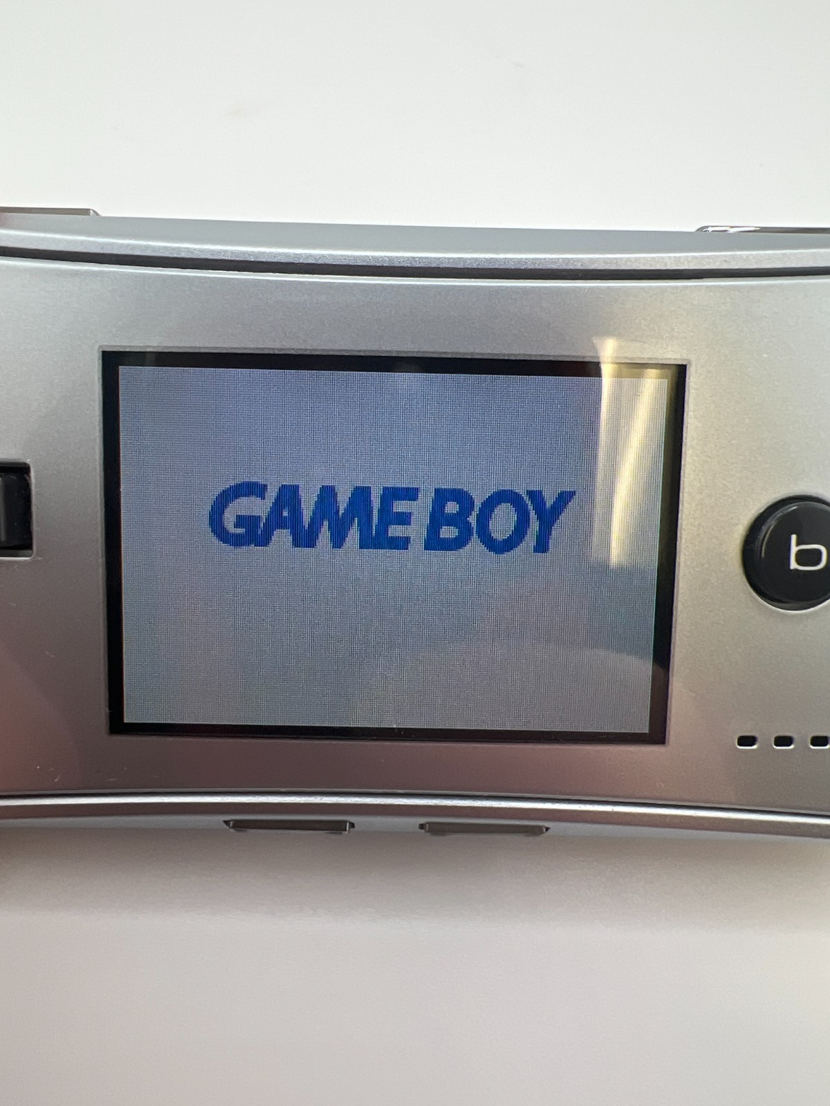Nintendo Game Boy Micro Silver Console Tested Works Great & Excellent Condition