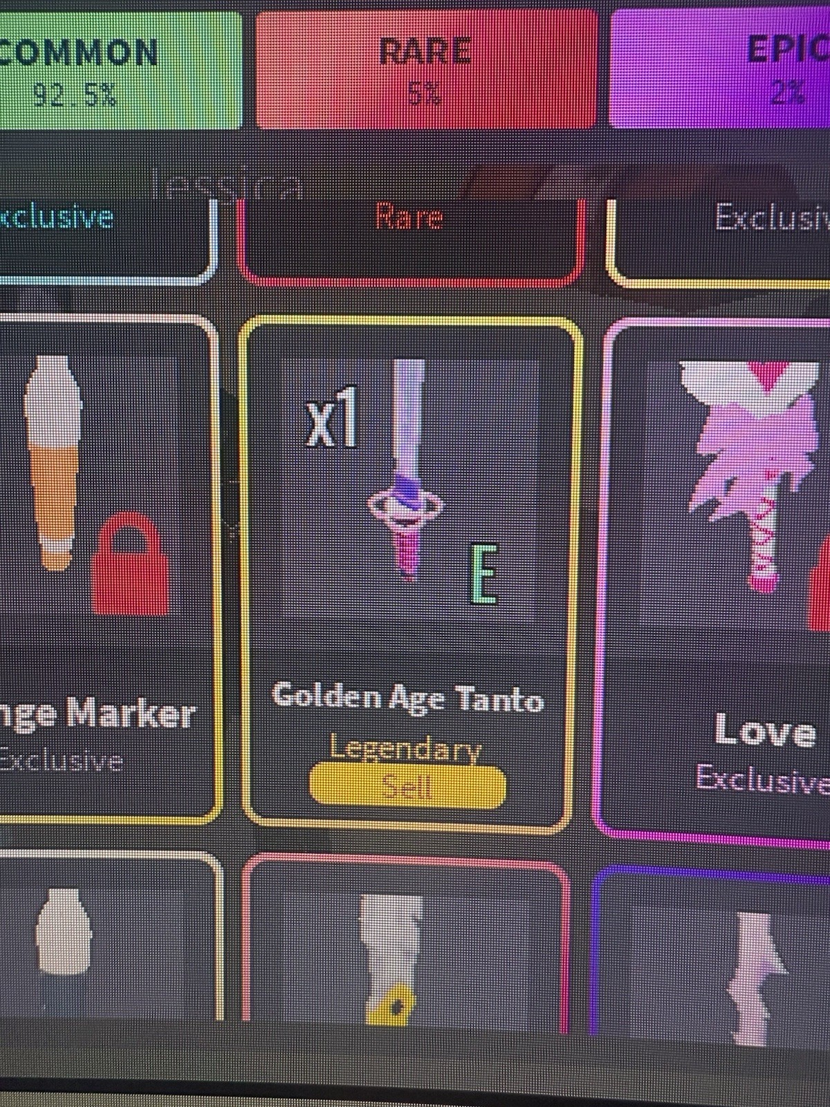Golden Age Tanto | Da Hood | Roblox | DH | Fast Delivery and Cheap