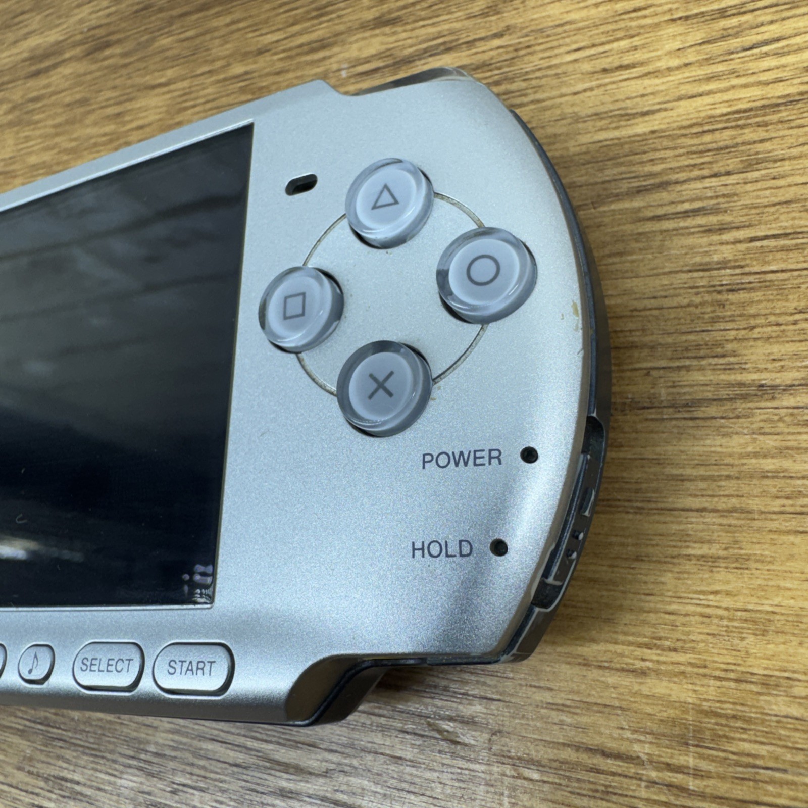 Sony PSP-3000 Portable Mystic Silver Handheld System Parts/Repair Untested