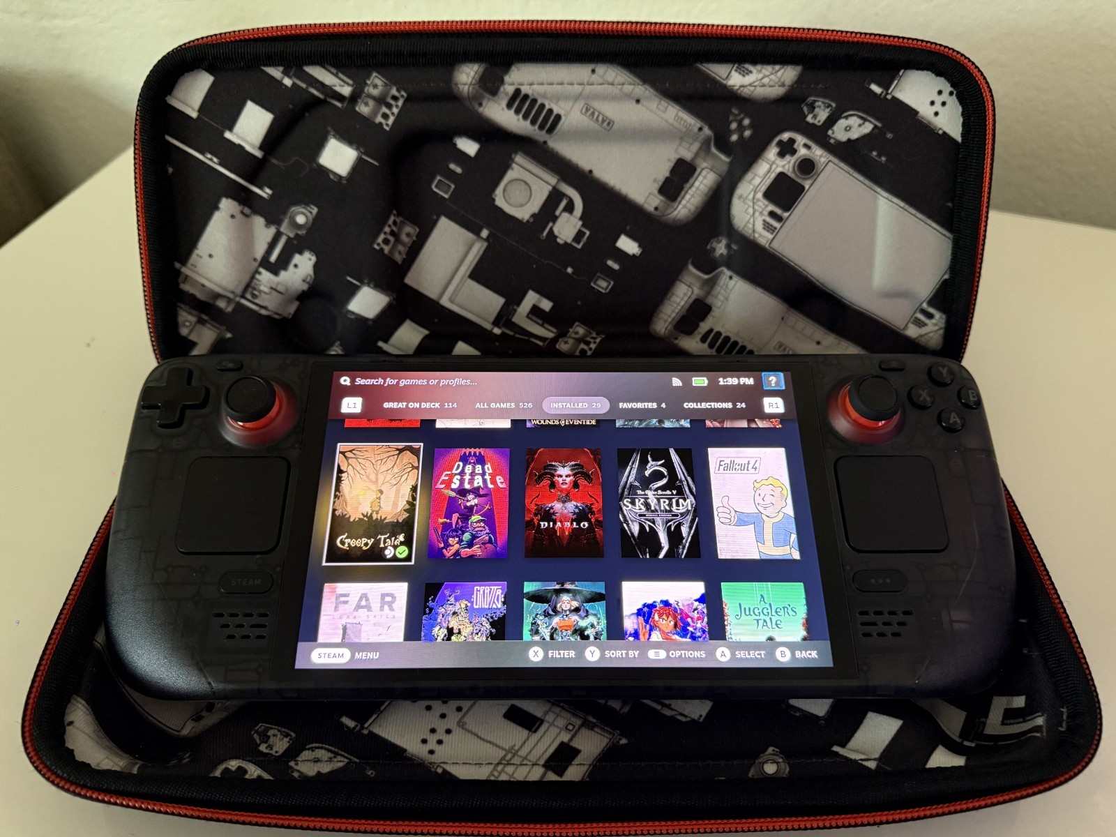 Steam Deck OLED 1TB Limited Edition Smoky Translucent Excellent +Cases +Charger