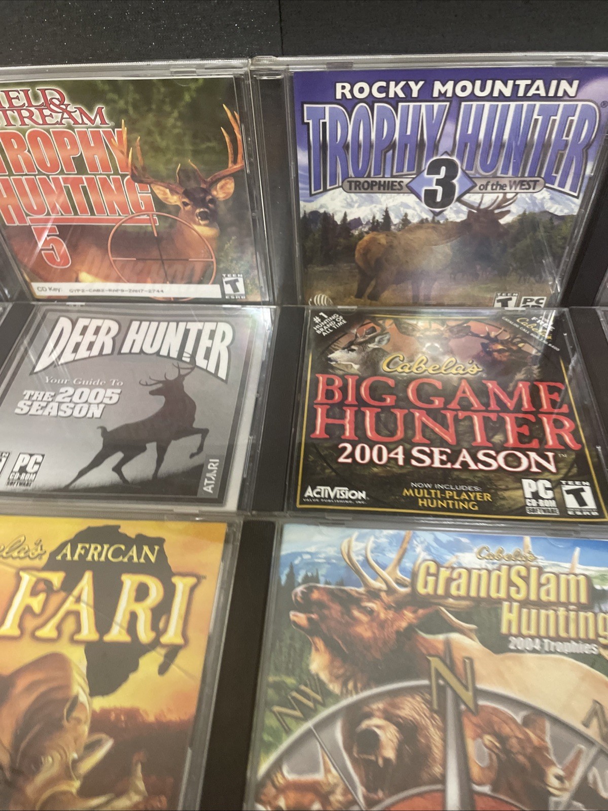 Lot of 28 PC Shooting Games, Cabelas Game Hunter, Trophy Hunter, Safari Etc.