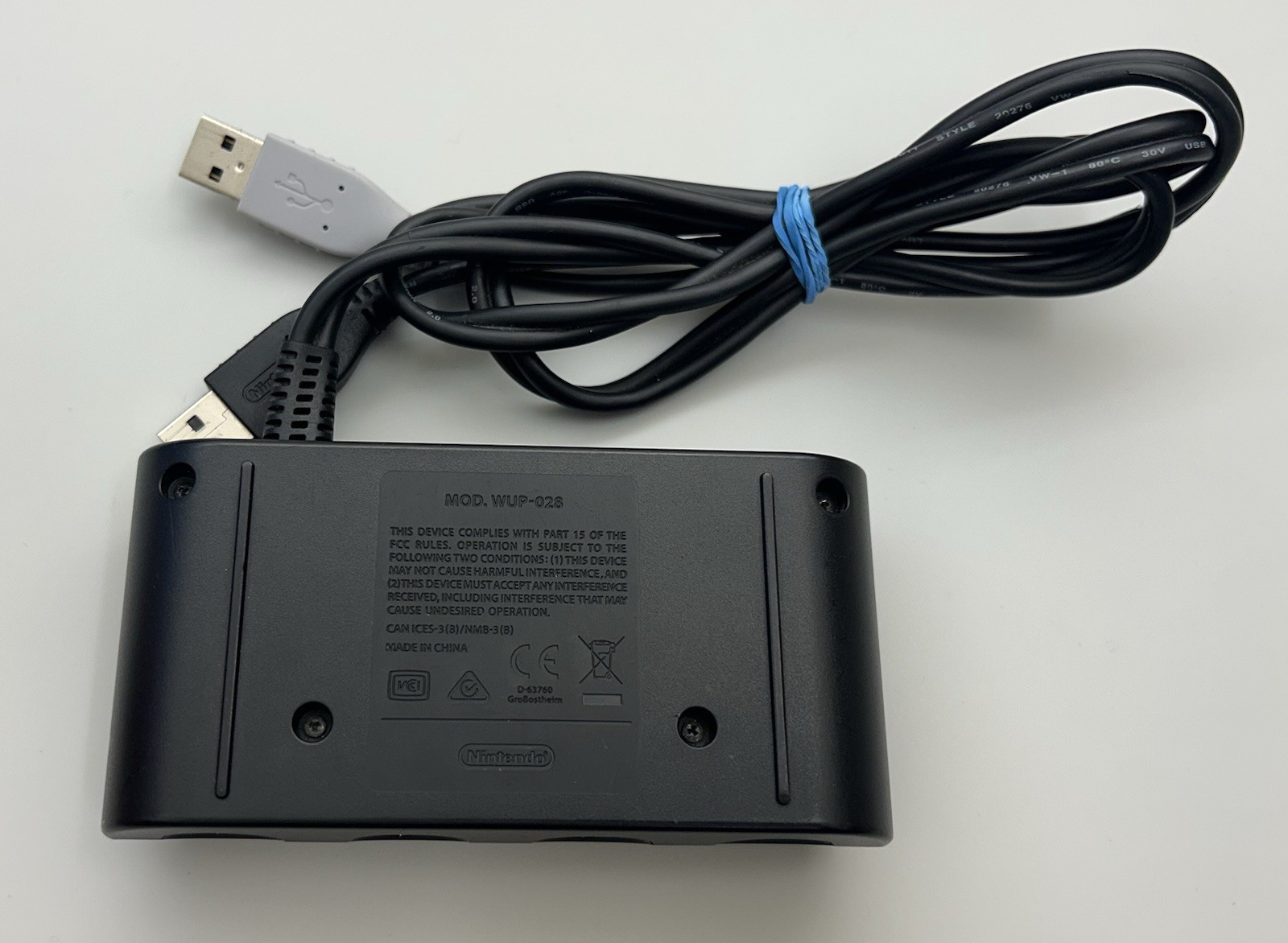 Genuine Nintendo Wii U WUP-028 Gamecube Controller Adapter USB