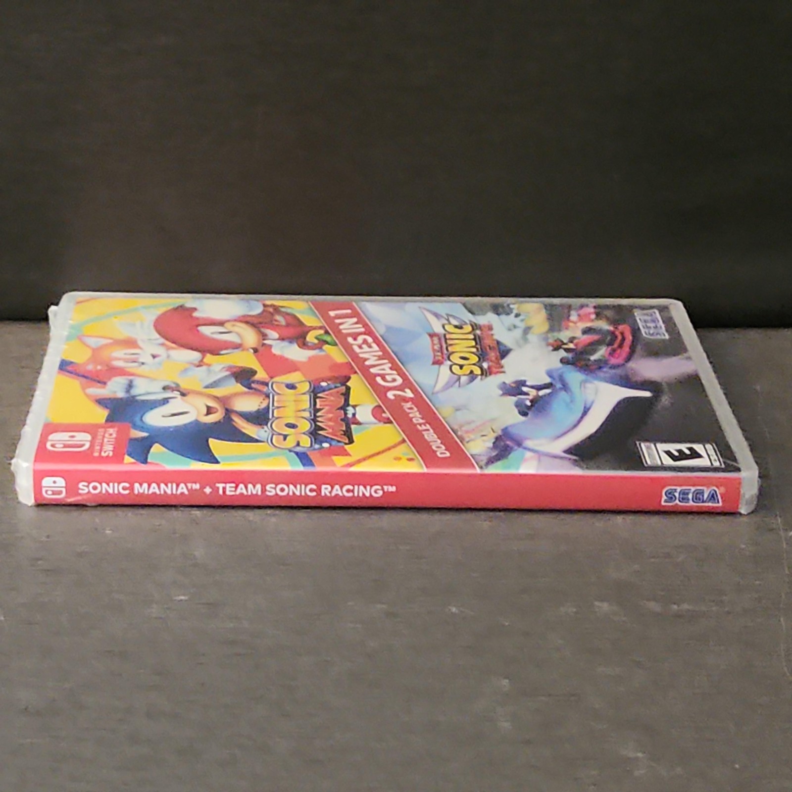 SEALED Sonic Mania + Team Sonic Racing Nintendo Switch Game Double Pack SEGA NEW