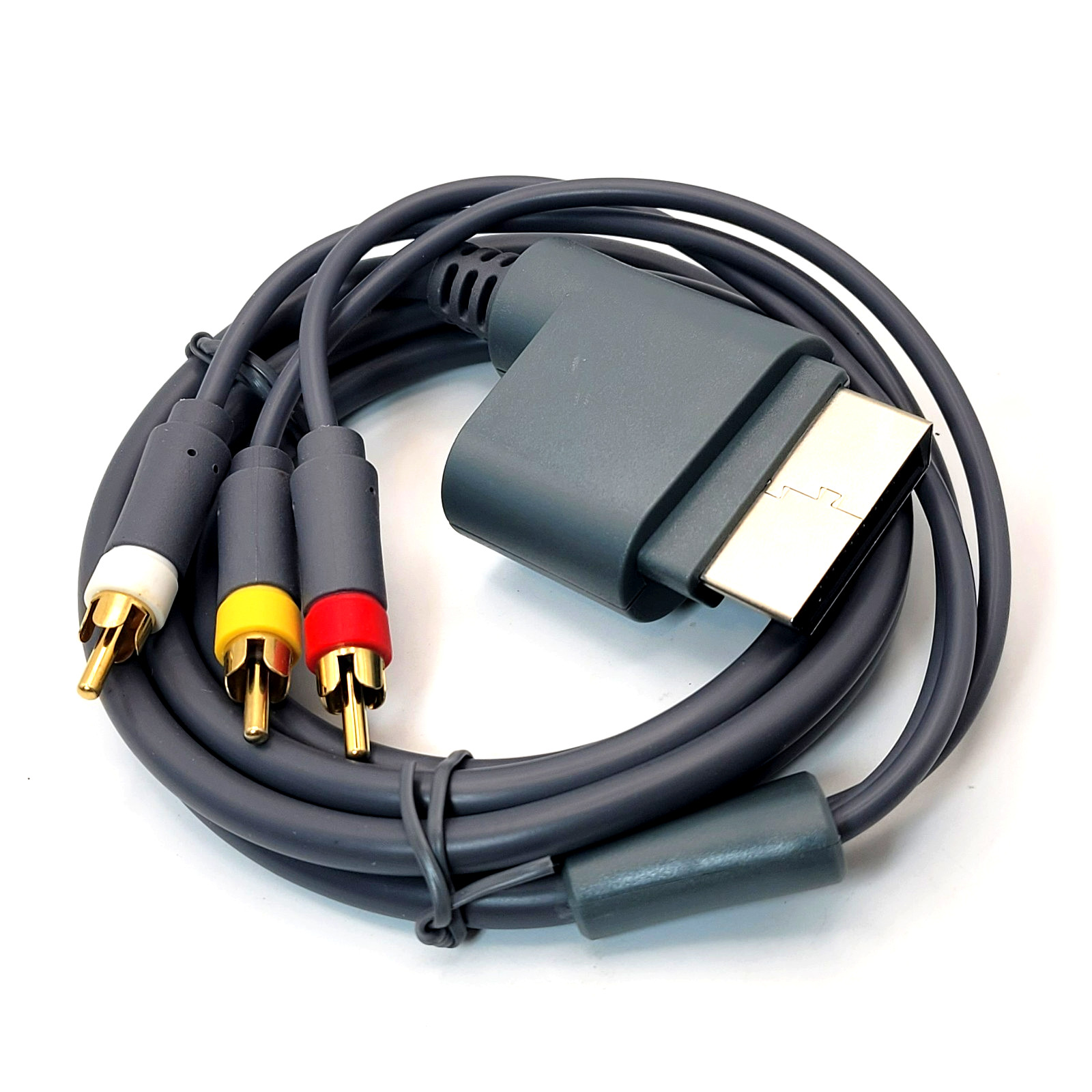 Microsoft XBox 360 AV Audio Video Composite RCA Cable Replacement – Brand New
