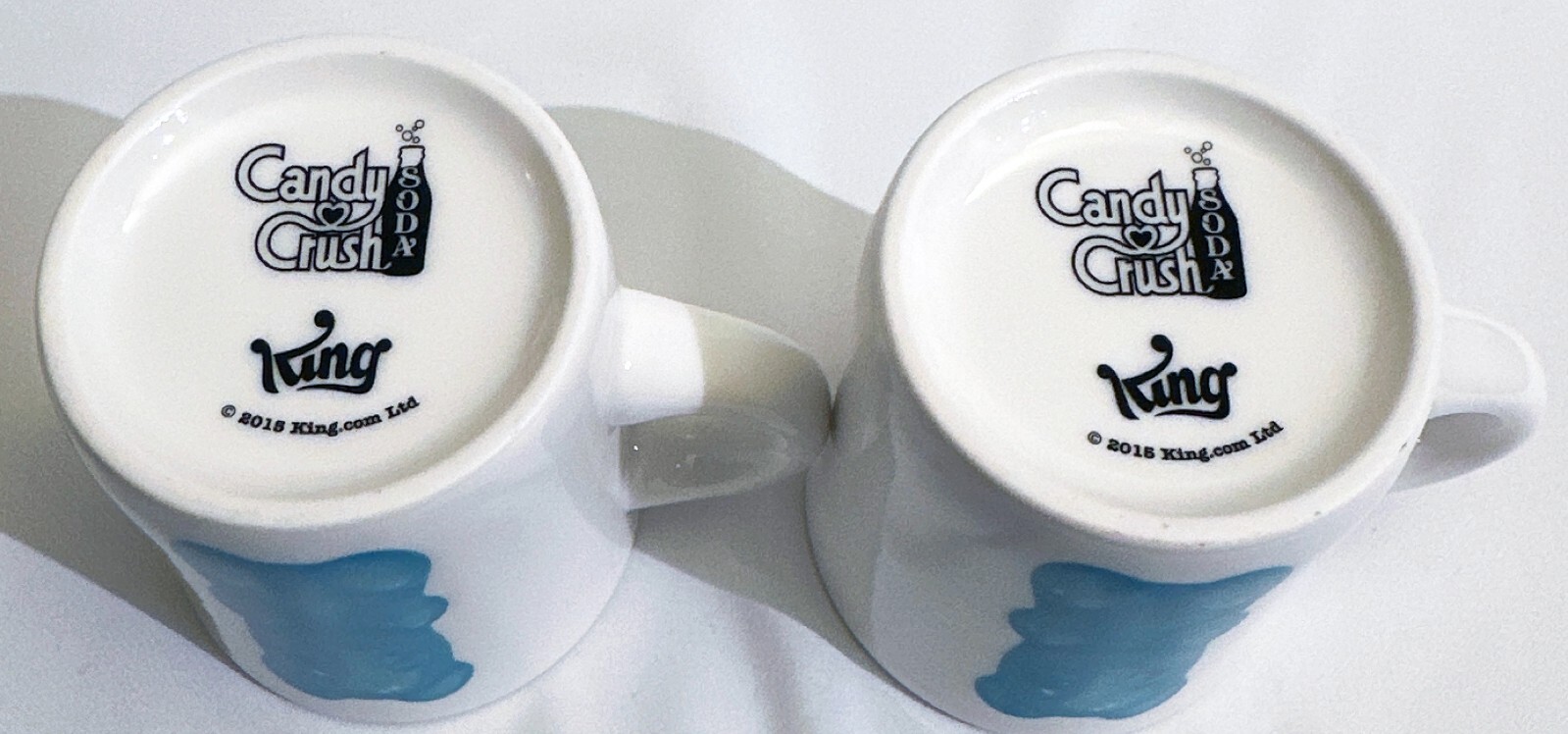 Candy Crush Soda Mug Espresso Cup Set By King Blue Candy Bear 2015 4 oz