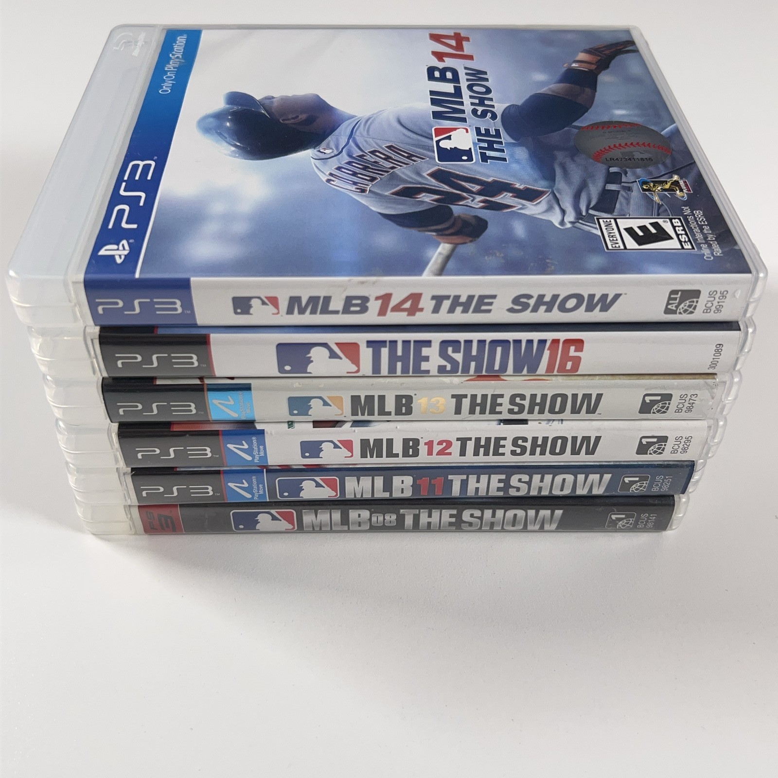 MLB The Show 08 11 12 13 14 16 PlayStation 3 Sony 6 Game Lot TESTED