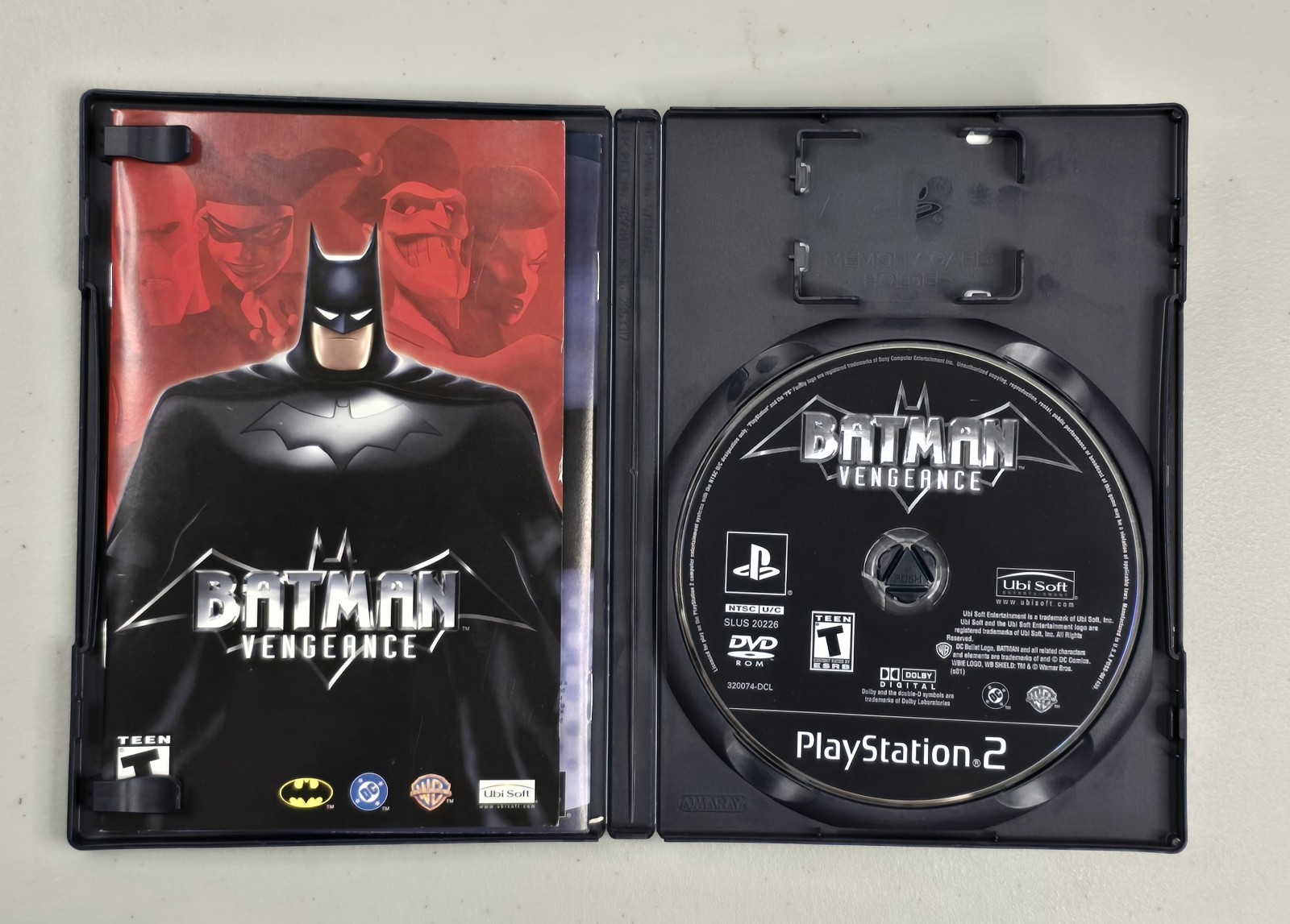 Batman Vengeance (Sony PS2 PlayStation 2, 2001) CIB W/Reg WORKS Ships FAST