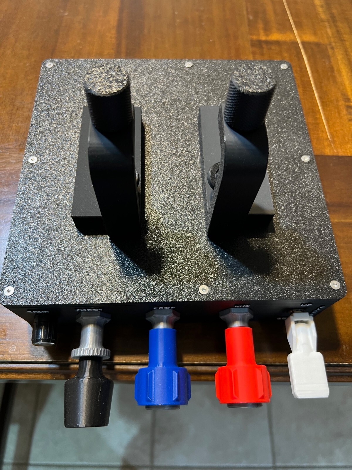 Cessna Throttle Quadrant Prop Mixture Flaps Trim Controller For Flight Sims