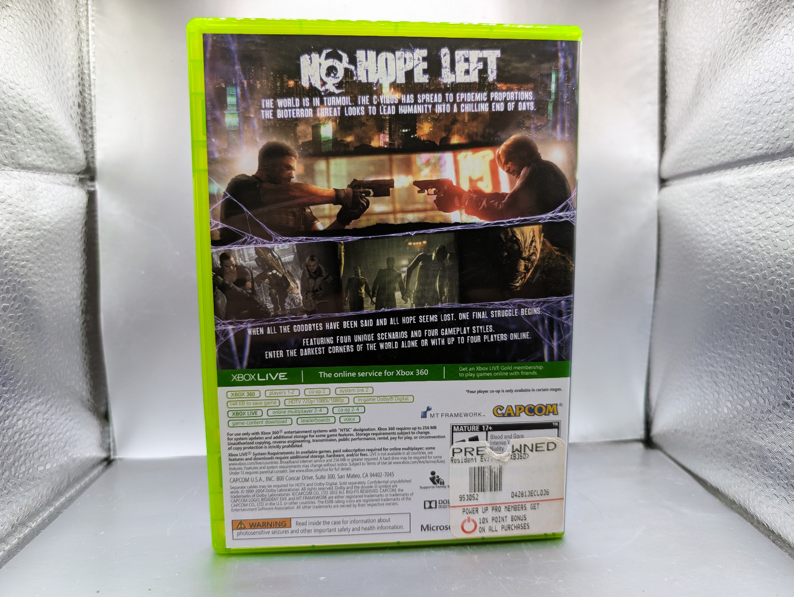 Resident Evil 6 Xbox 360 Physical 2 Disc Set Original Case RE6