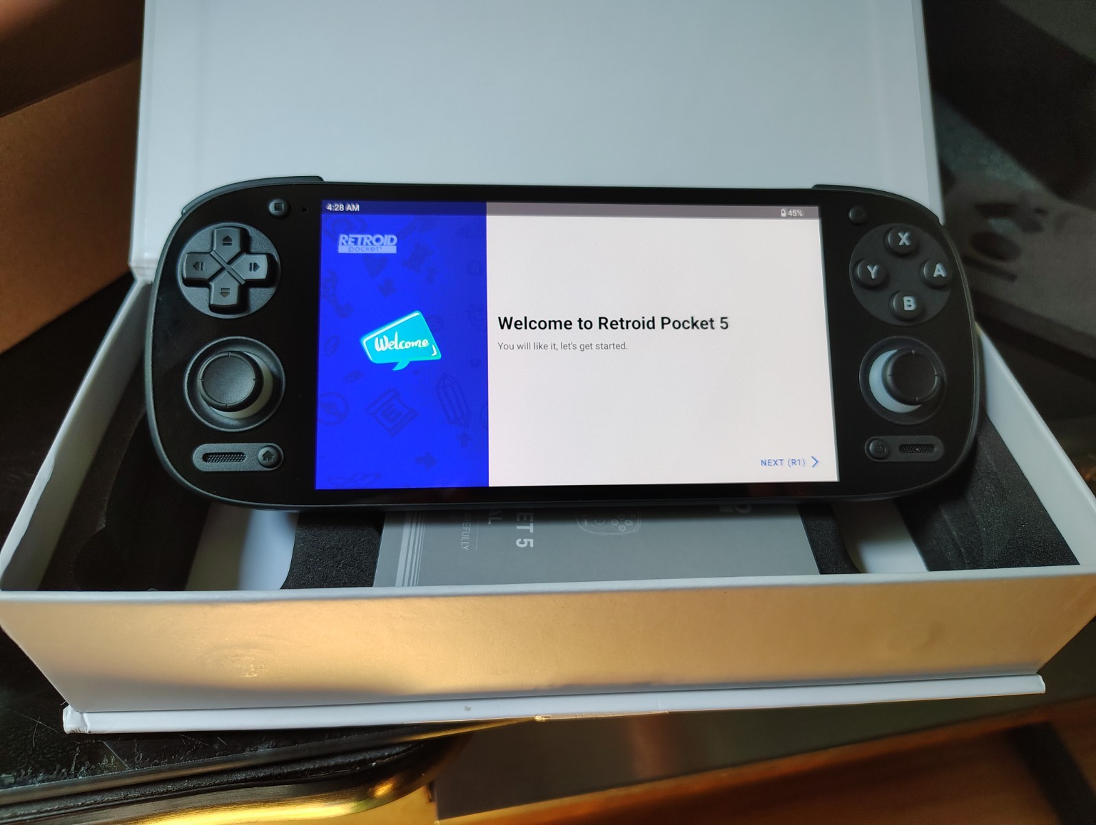 NEW Retroid Pocket 5 Handheld Video Game Console System, Black, 128GB Storage