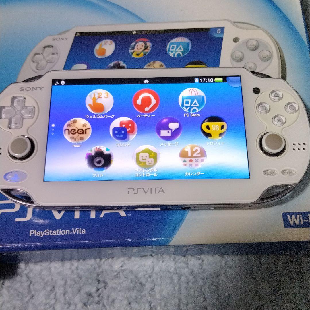 PlayStation PS Vita OLED Console Crystal White PCH-1000 ZA02 Sony Region Free