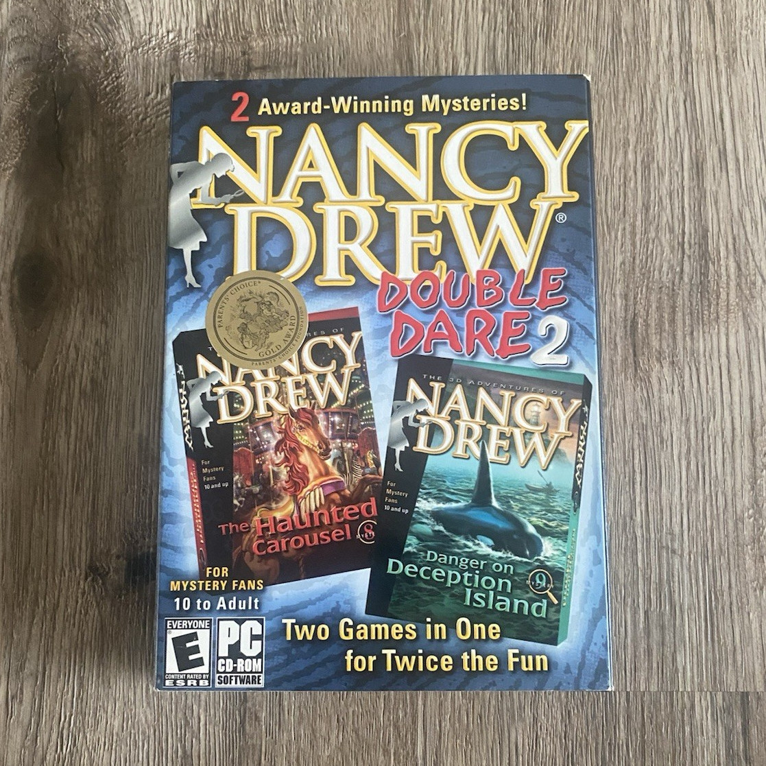 Her Interactive Nancy Drew Double Dare 2 PC CD-ROM Mystery Game 2005 E Manual
