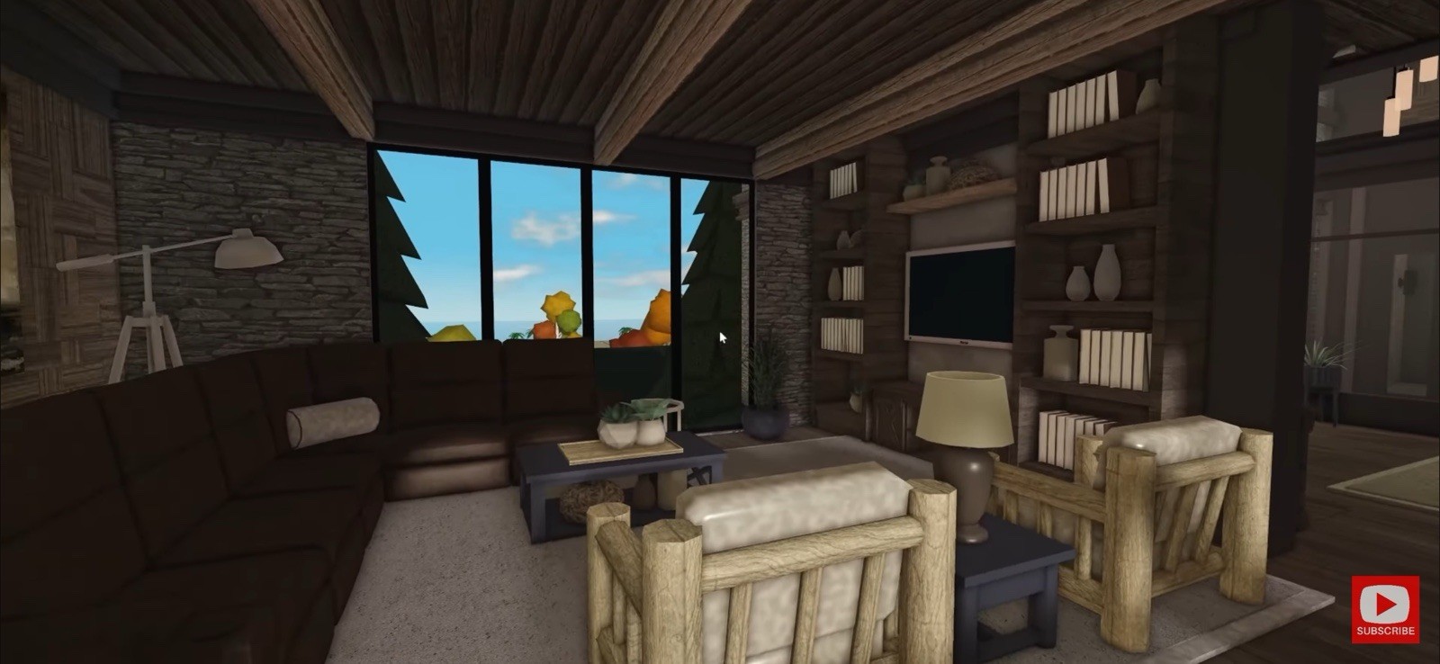 RUSTIC HILLSIDE MANSION BLOXBURG.CHECK DESCRIP.FAST BUILDER FOR AFFORDABLE PRICE