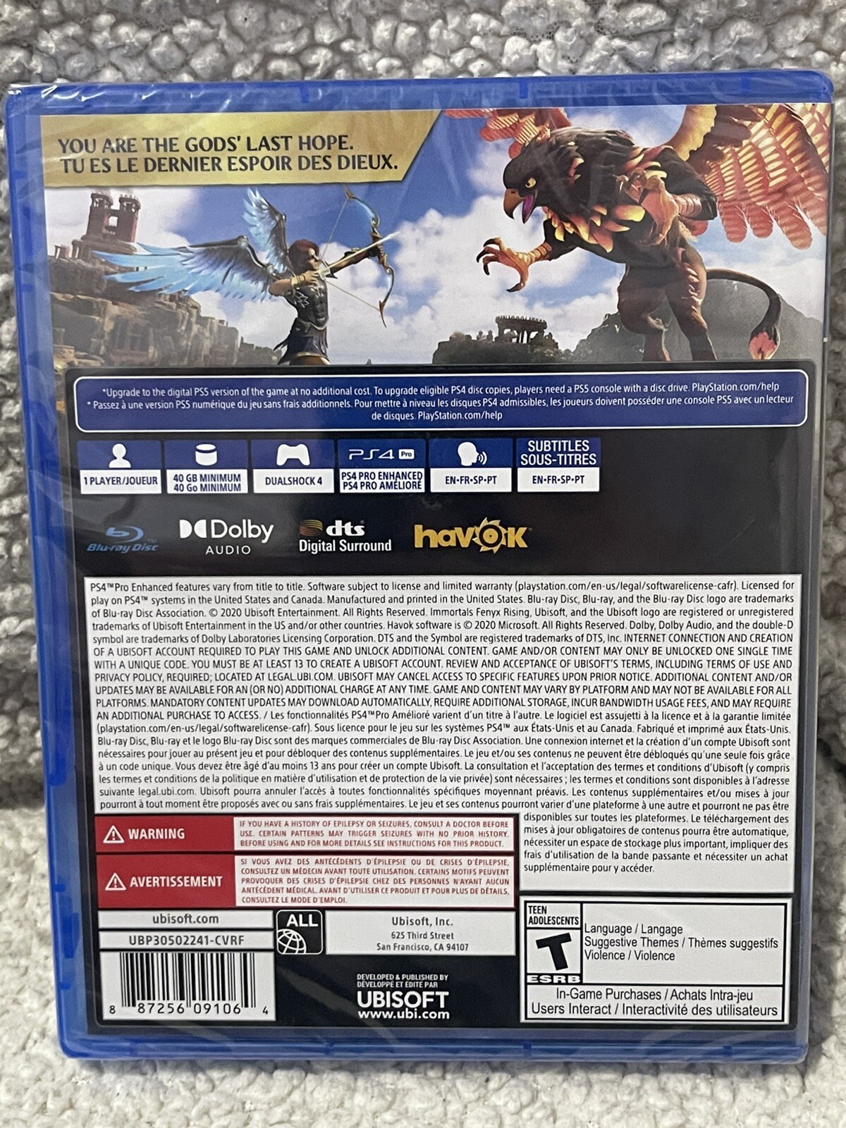 Ubisoft Immortals Fenyx Rising (PS4 / PS5 upgrade available)