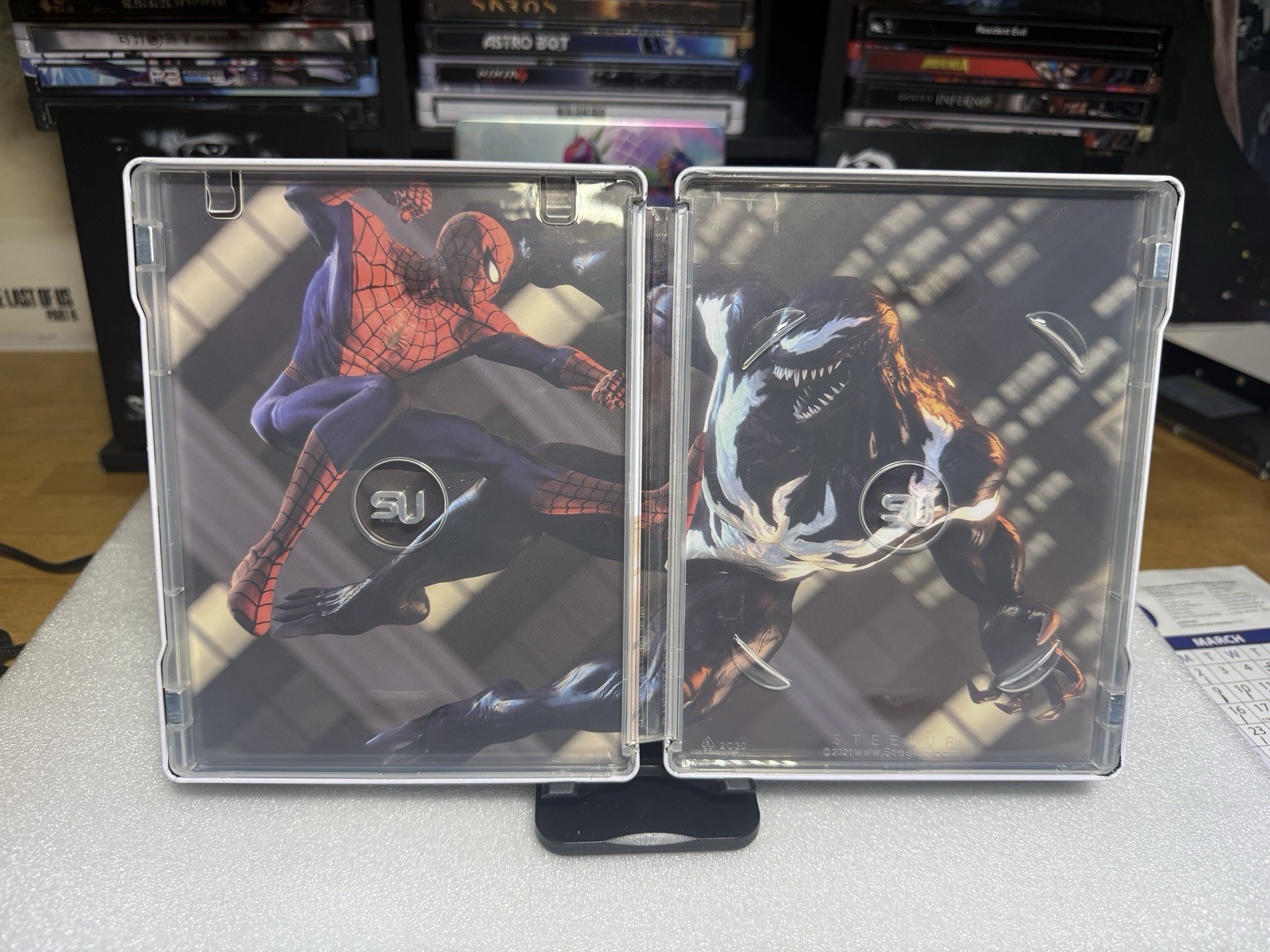Spider-man Web Of Shadows Custom Steelbook/Steelup Case For PS3/Xbox (No Game)