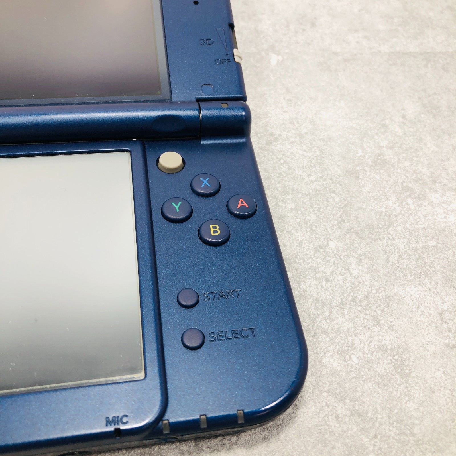 [Top IPS / EX+1] New Nintendo 3DS LL XL Metallic Blue console Japan NTSC-J 06-85