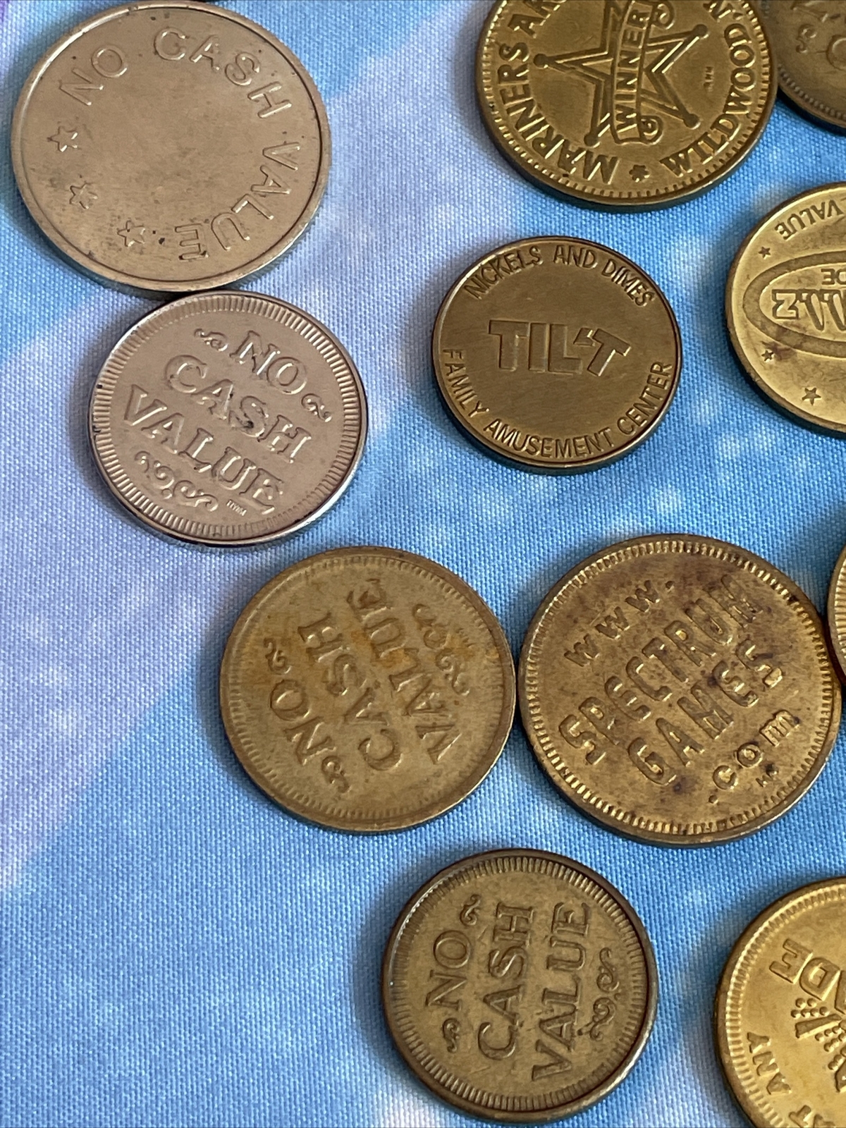 Arcade Token Lot Games Tokens Gaming Fun