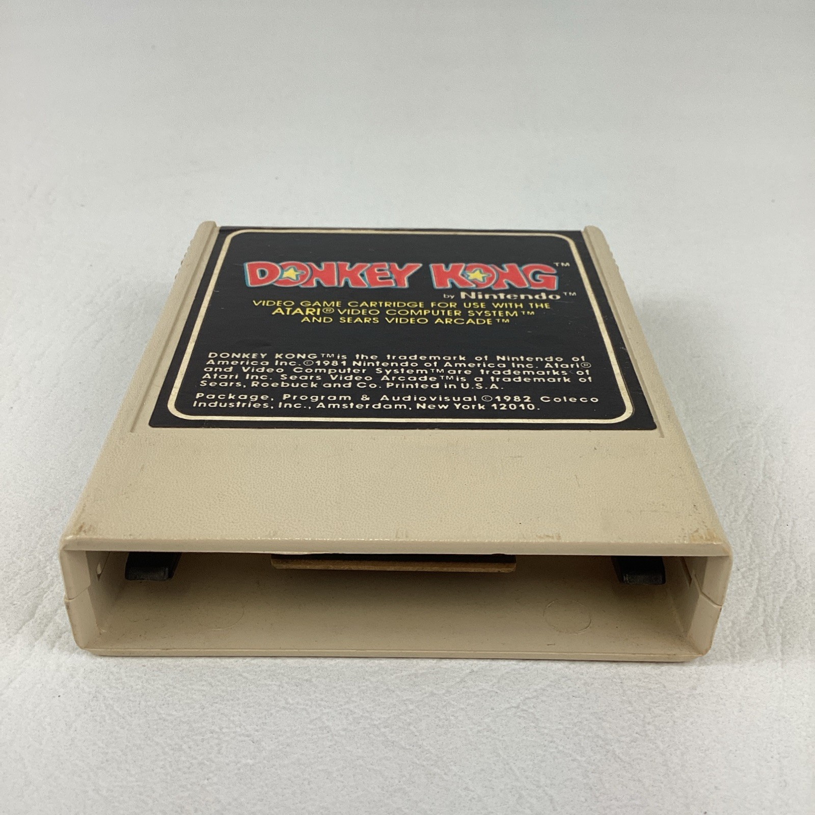 Atari 2600 Nintendo Donkey Kong Video Game Cartridge Vintage 1982 Retro TESTED
