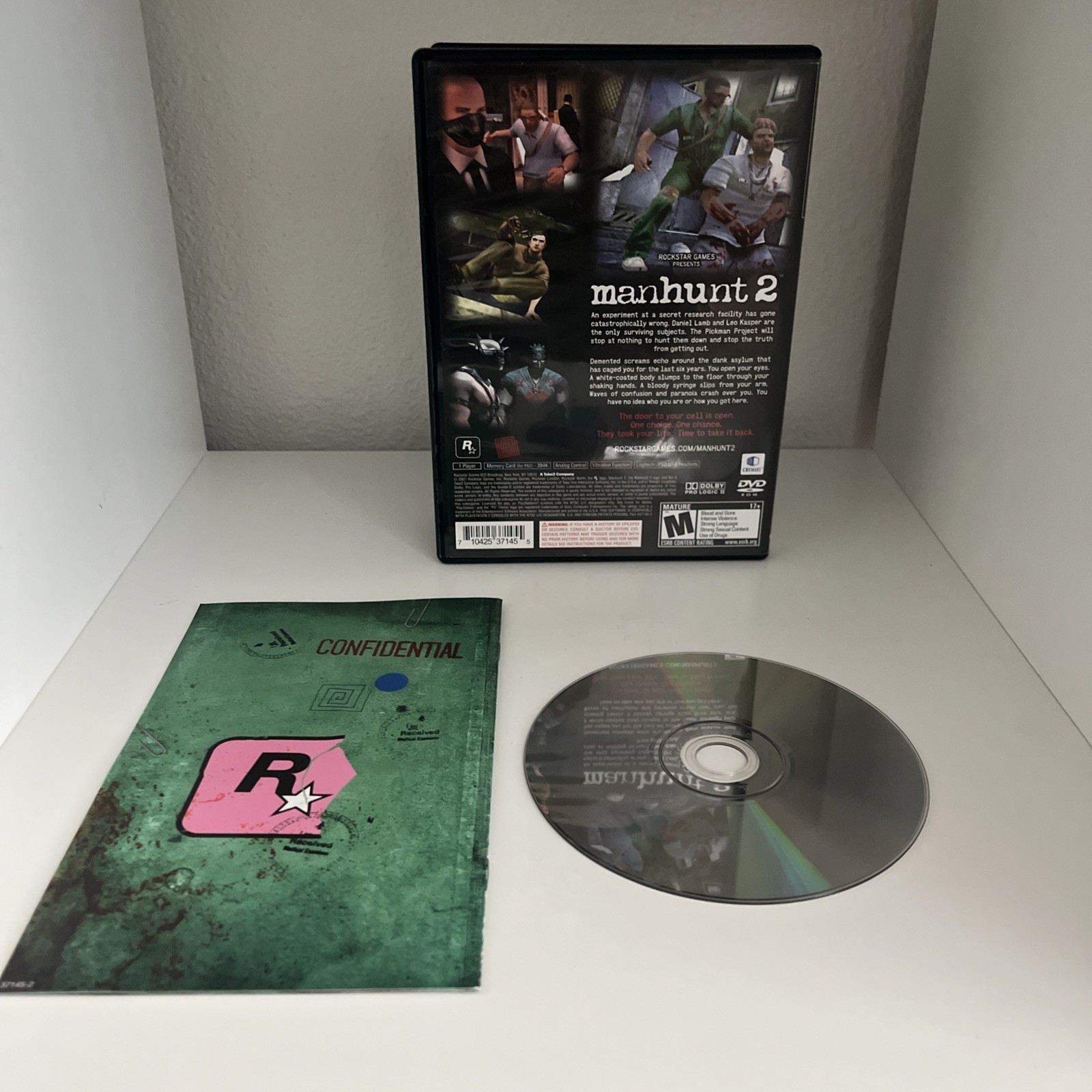 SiRen, Suffering, manhunt 2, Resident Evil Code: Veronica (Playstation 2) (CIB)