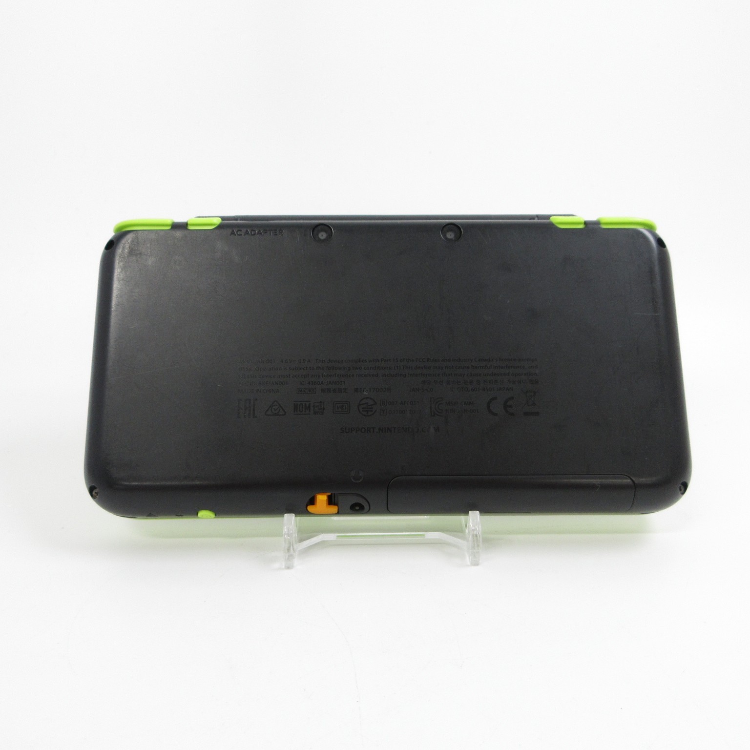 【Near Mint】Nintendo New 2DS LL XL Black x Lime Console ONLY Japan Ver. #ReRe08/0