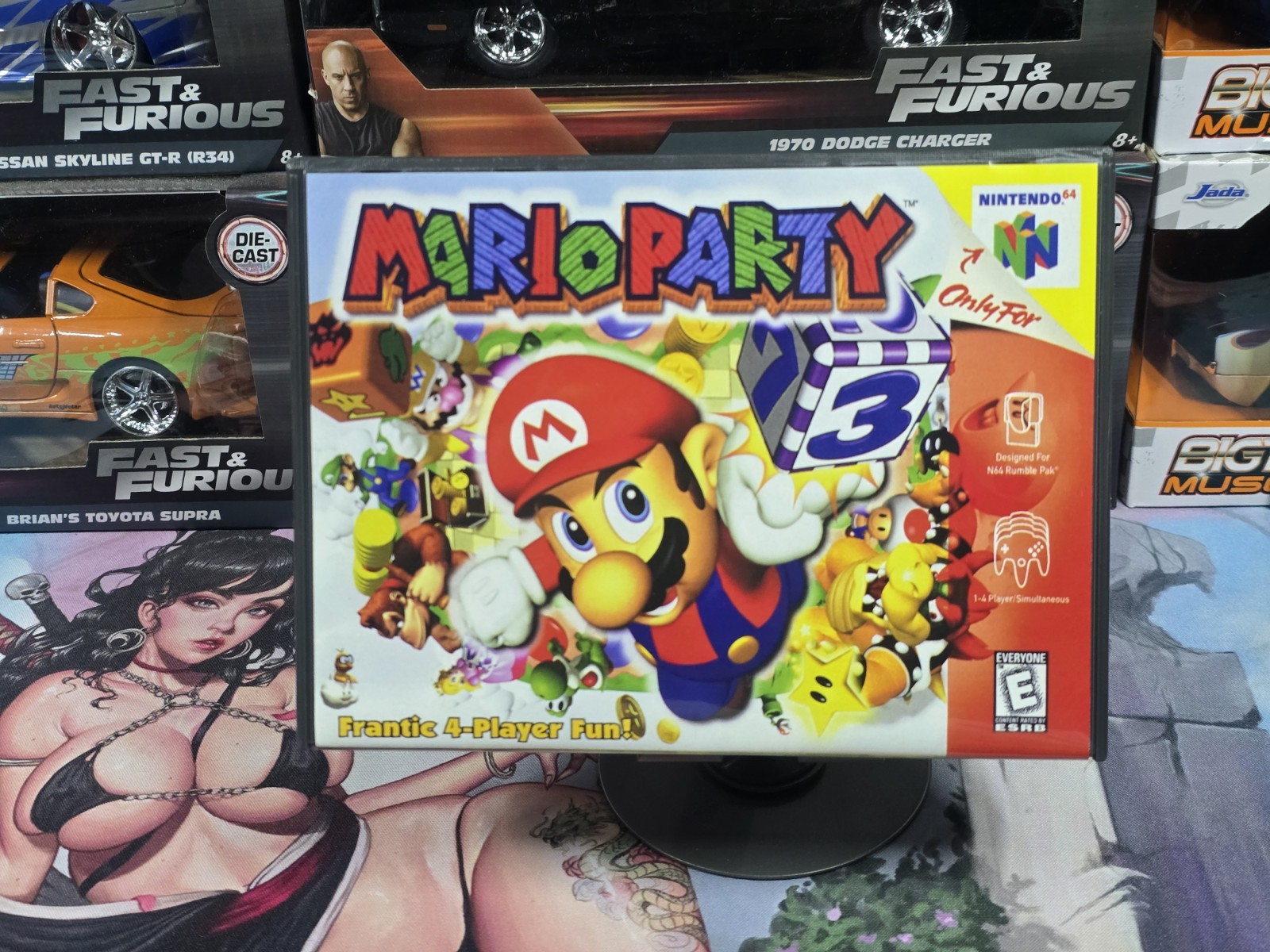 Nintendo N64 – Mario Party 1 + 2 + 3 (Multi-Game) with Case (Read Description)