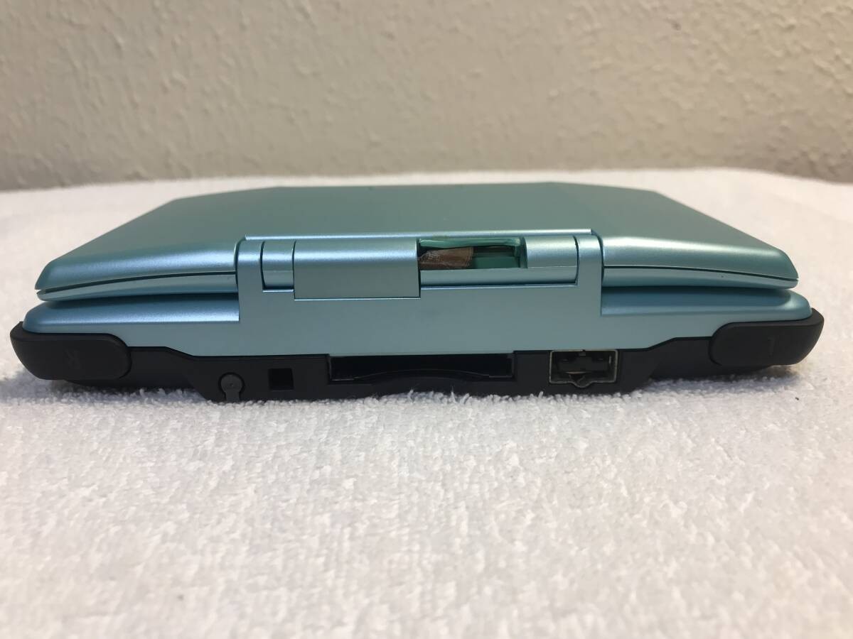 Nintendo DS Original Handheld Console Turquoise Blue With Stylus Charger Box