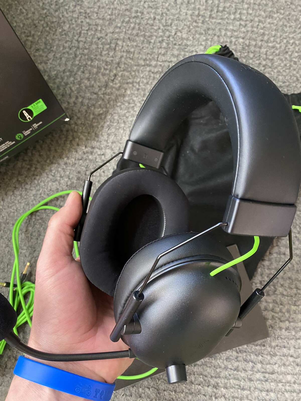 Razer Blackshark V2 X Black Over the Ear Gaming Headset