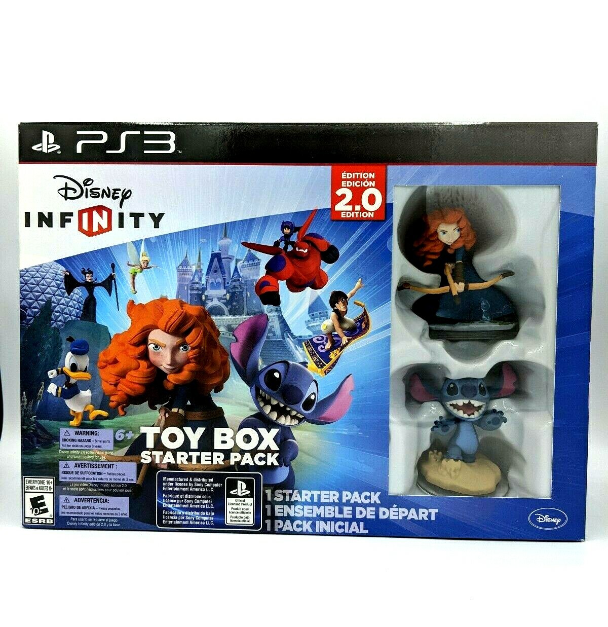 Disney infinity 2.0 Edition Toy Box Starter Pack Play station 3 Stitch & Merida