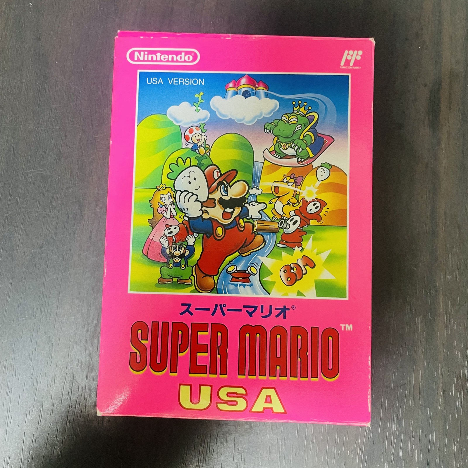 Super Mario USA Nintendo Famicom NES 1992 HVC-MT Japanese Version Action Rare