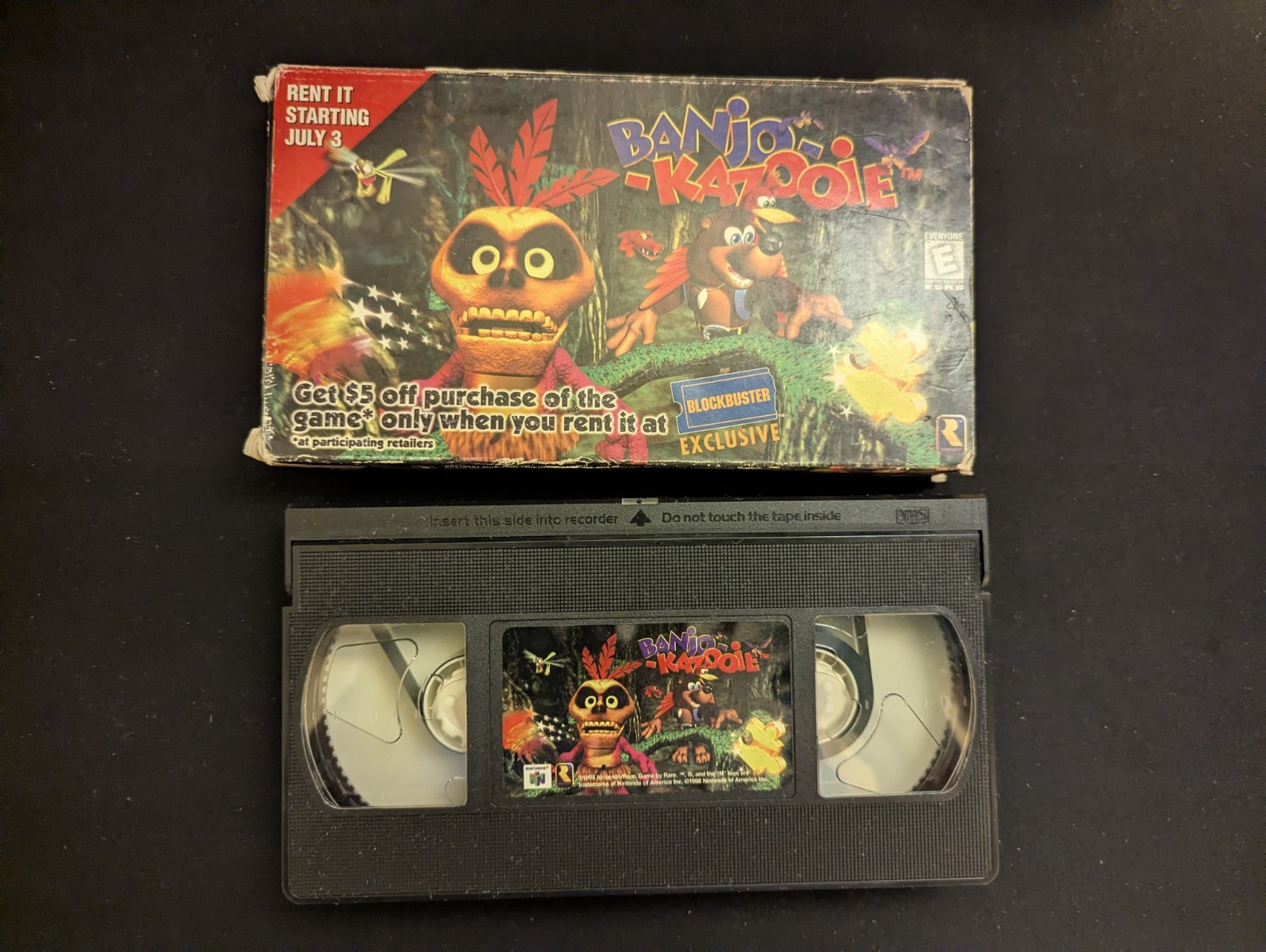 STAR FOX 64, BANJO KAZOOIE 64, DONKEY KONG 64 VHS TAPES – Read Description