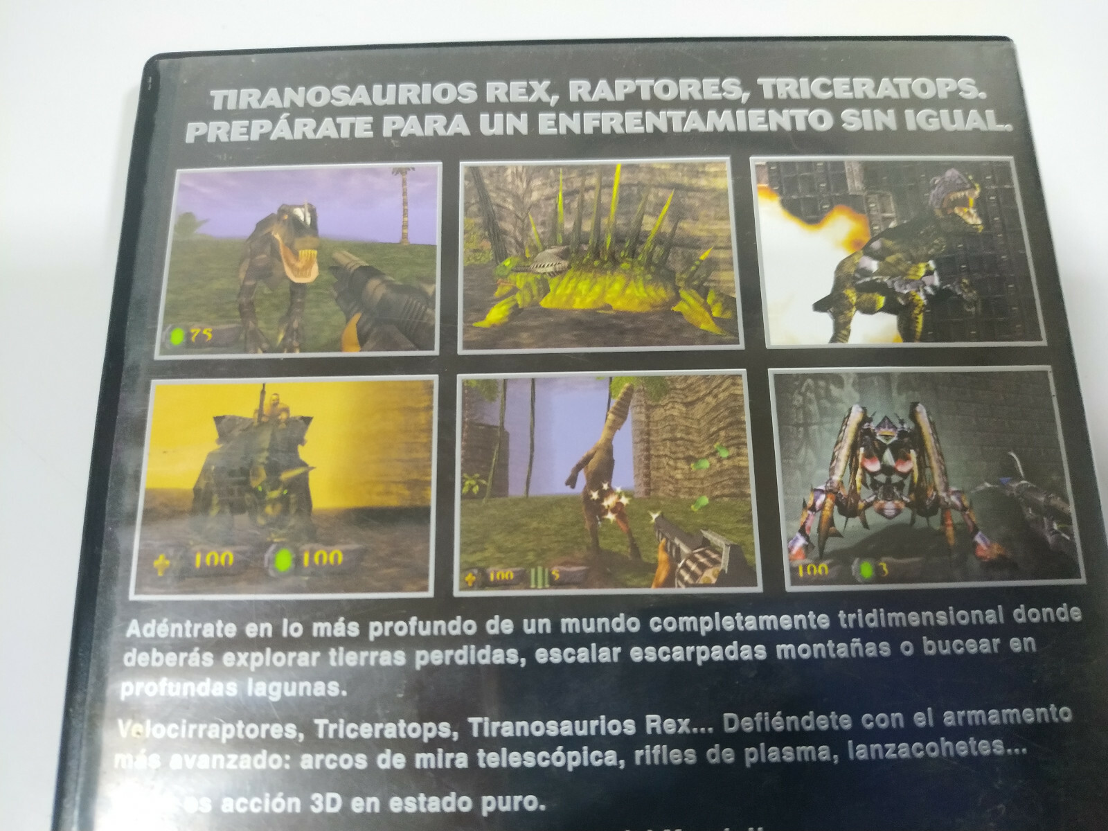 Turok dinosaur hunter MVM – PC CD-Rom Game Spain Edition