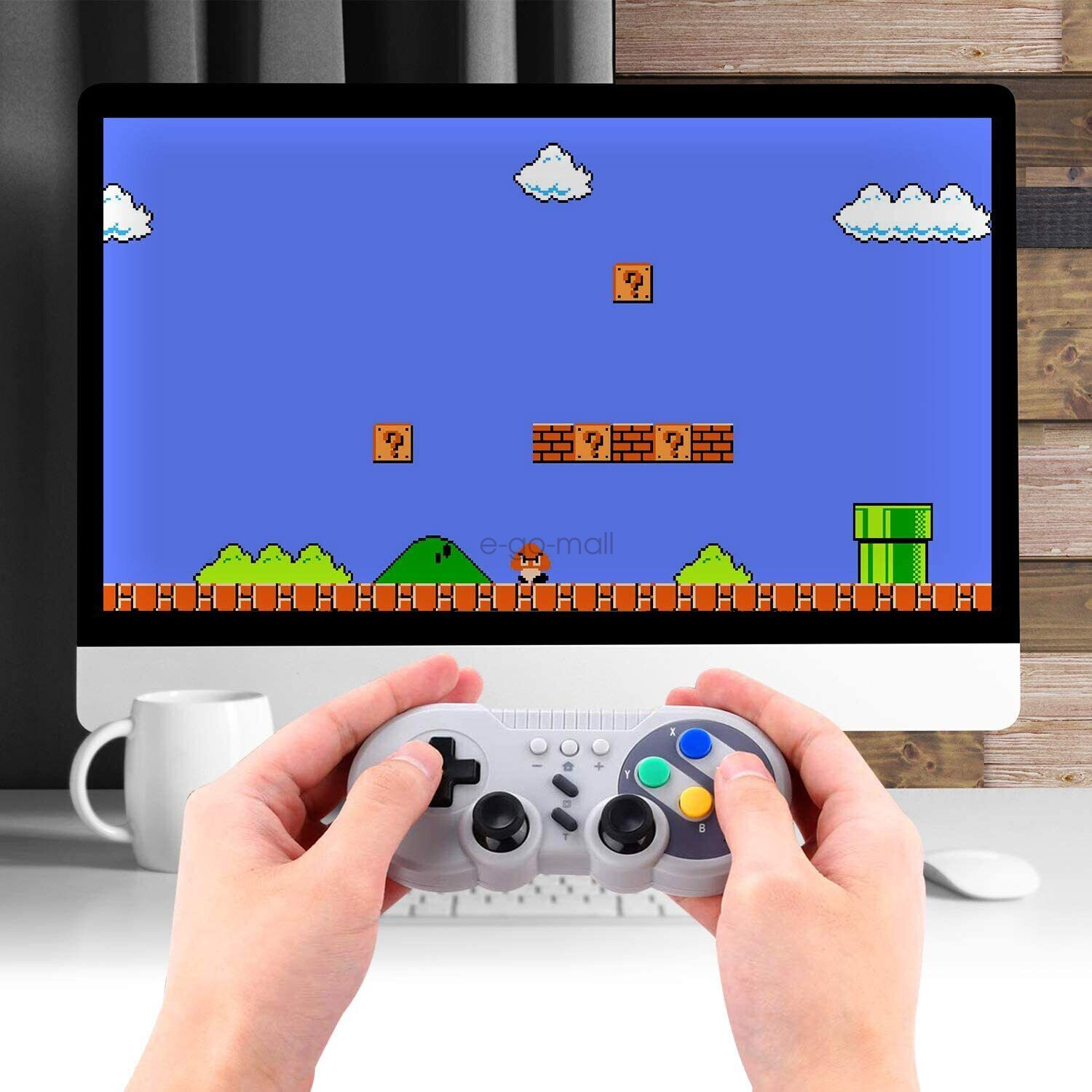 USB Wired/Wireless SNES /NES PC Gamepad Controller for Mac Windows PC Raspberry