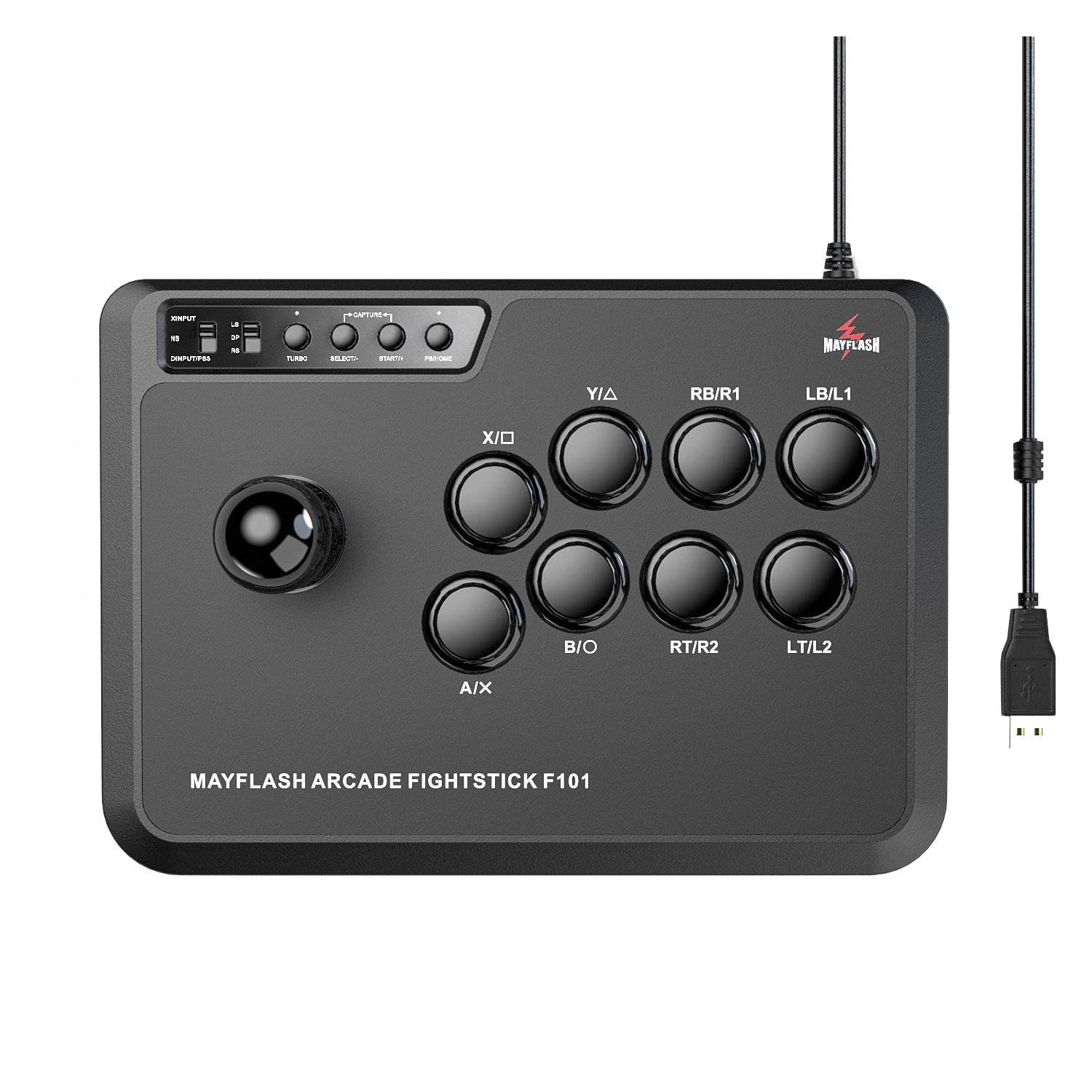 MAYFLASH ARCADE STICK F101 for Nintendo Switch, PC, PS3, Android, Neogeo mini