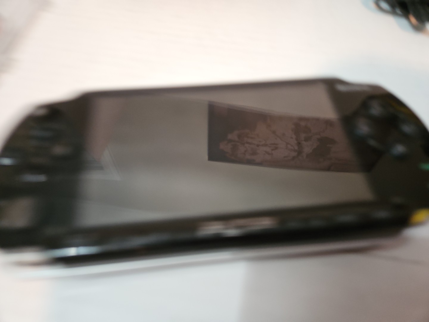 Sony PlayStation PSP-1001 Black Console Cards Charge Case 2 Games 1 Movie READ