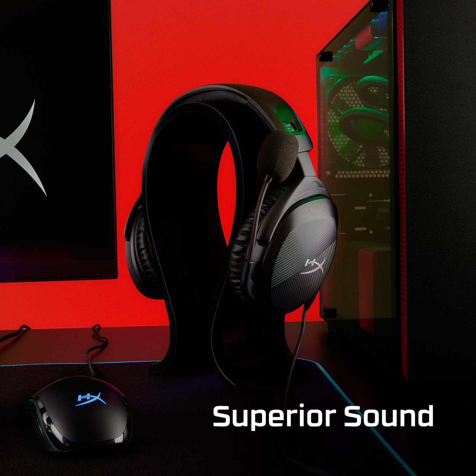 HyperX – Cloud Stinger 2 Wired Gaming Headset for PC – Black