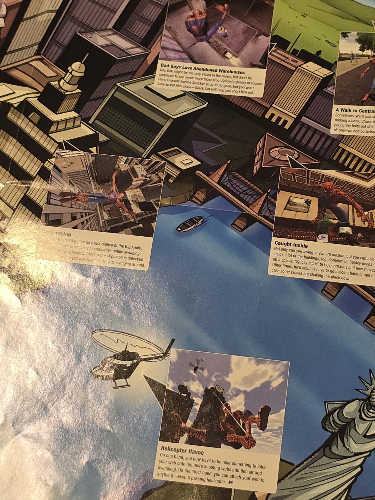 Spider-Man 2 2004 Double Sided EGM Promo Poster Video Game Movie Marvel