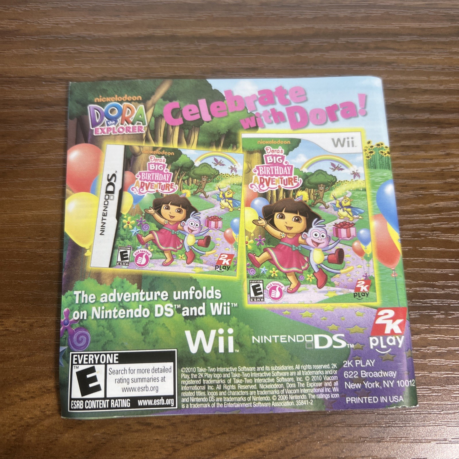 Mega Bloks: Diego’s Build and Rescue (Nintendo DS, 2010) CIB With Manual