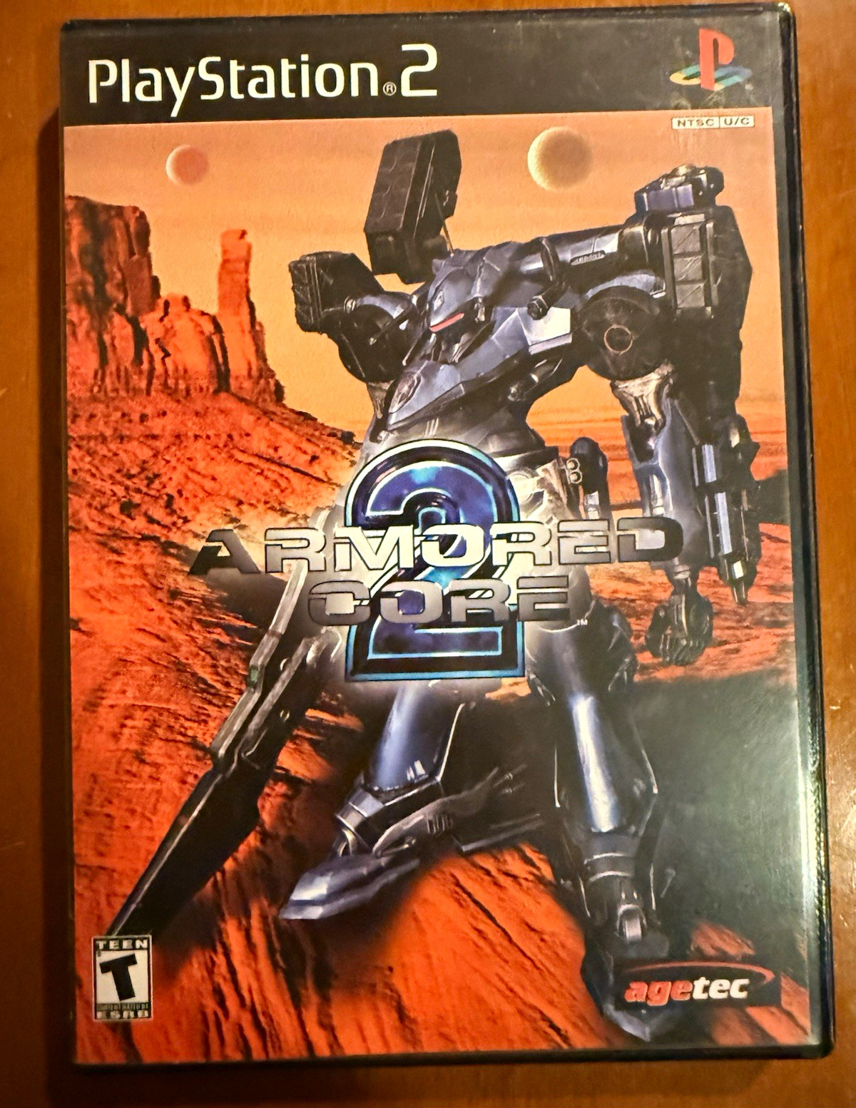 Agetec Armored Core 2 Manual Included Multiplayer T PS2 NTSC-U/C