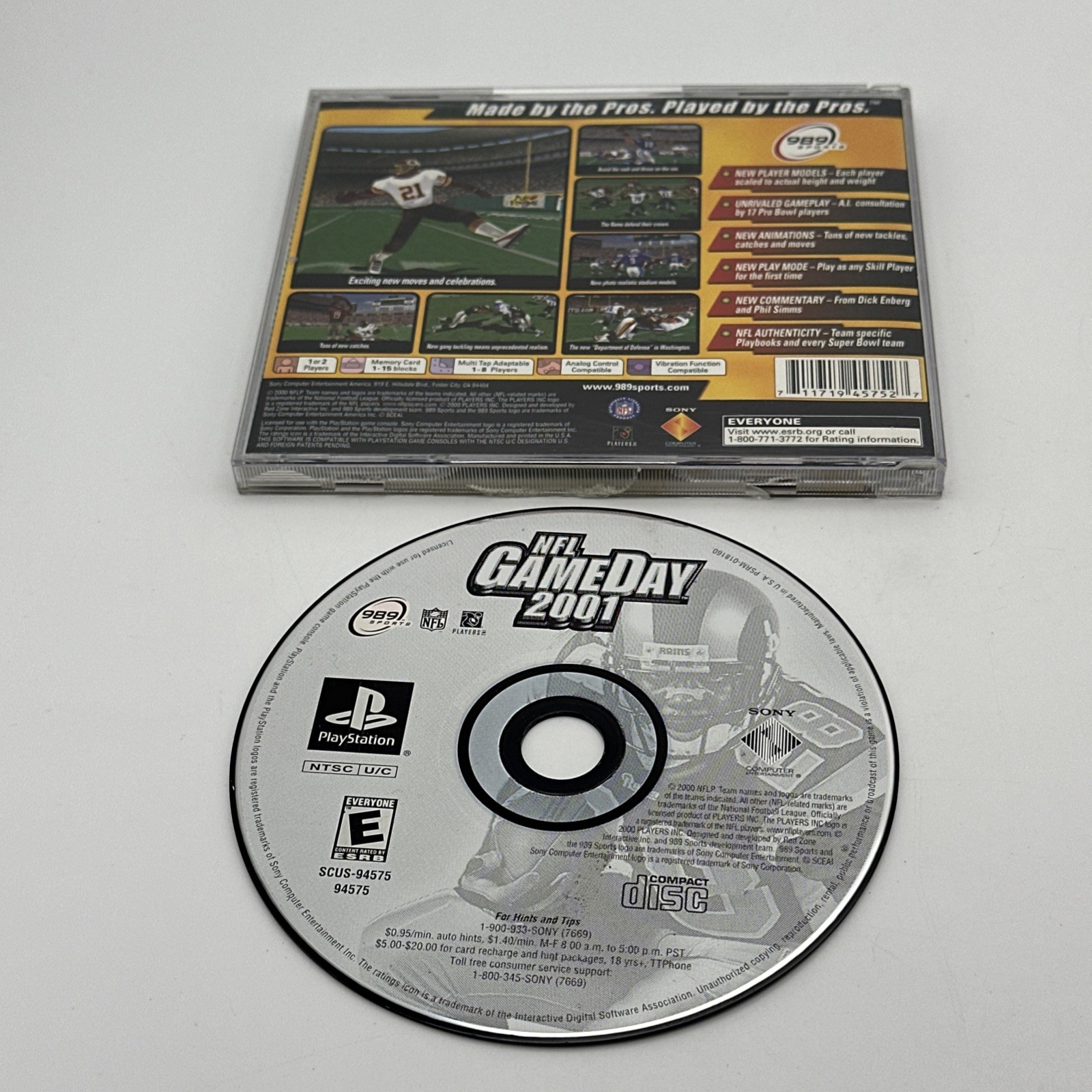 PS1 Lot Of 8 Games PlayStation Mixed Sports Lot Various Wrestling WWF WCW & More
