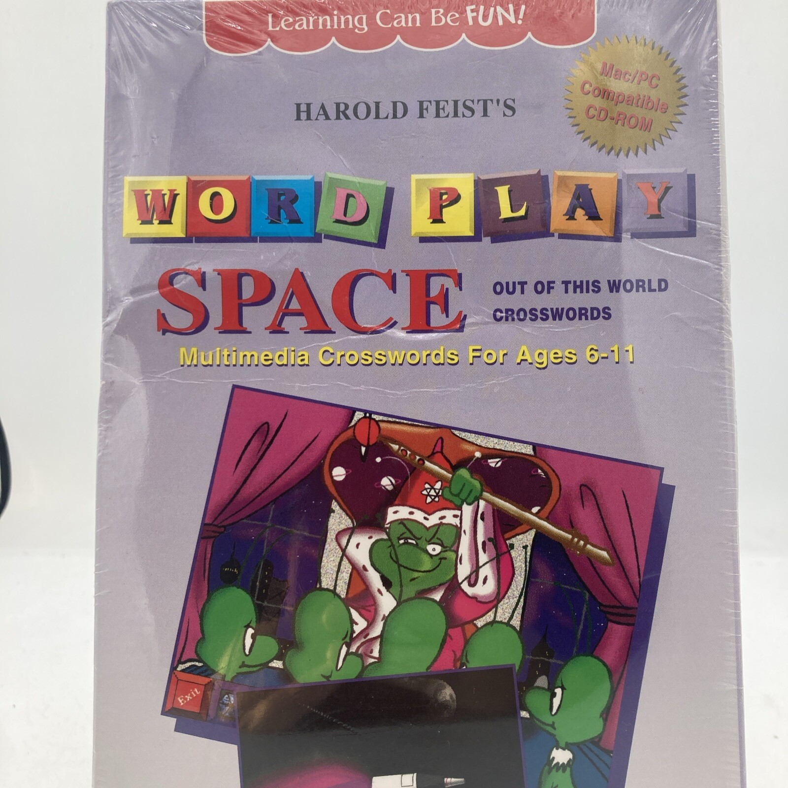 Word Play Space Windows PC Mac Game CD Rom Crossword Innotech Harold Feists